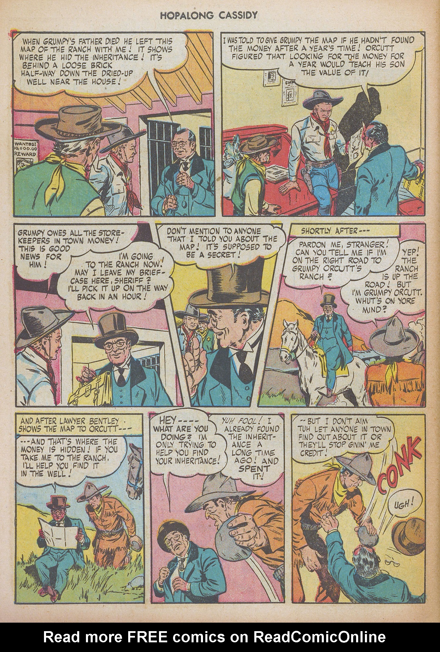 Read online Hopalong Cassidy comic -  Issue #7 - 44