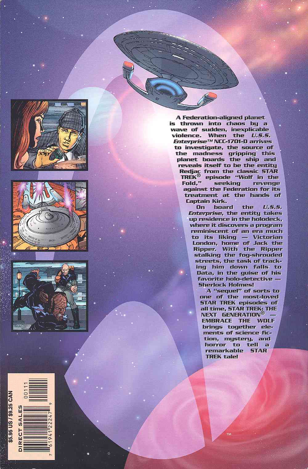 Read online Star Trek: The Next Generation: Embrace the Wolf comic -  Issue # Full - 52