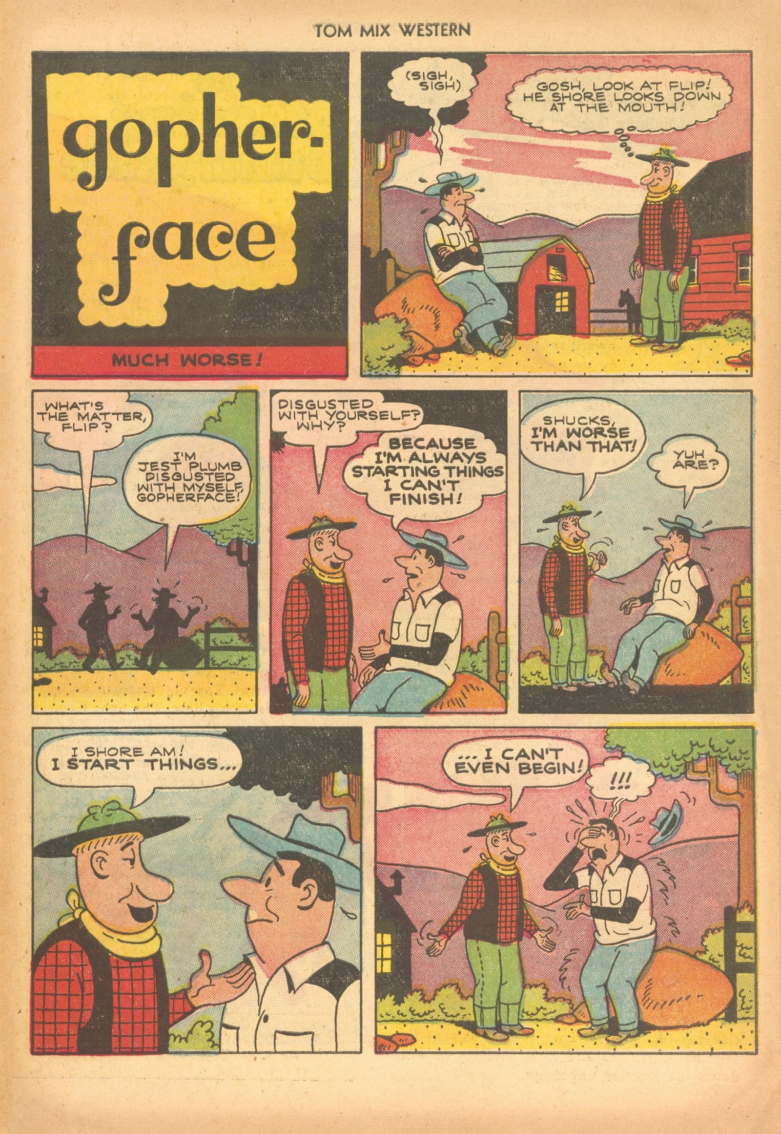 Read online Tom Mix Western (1948) comic -  Issue #53 - 27