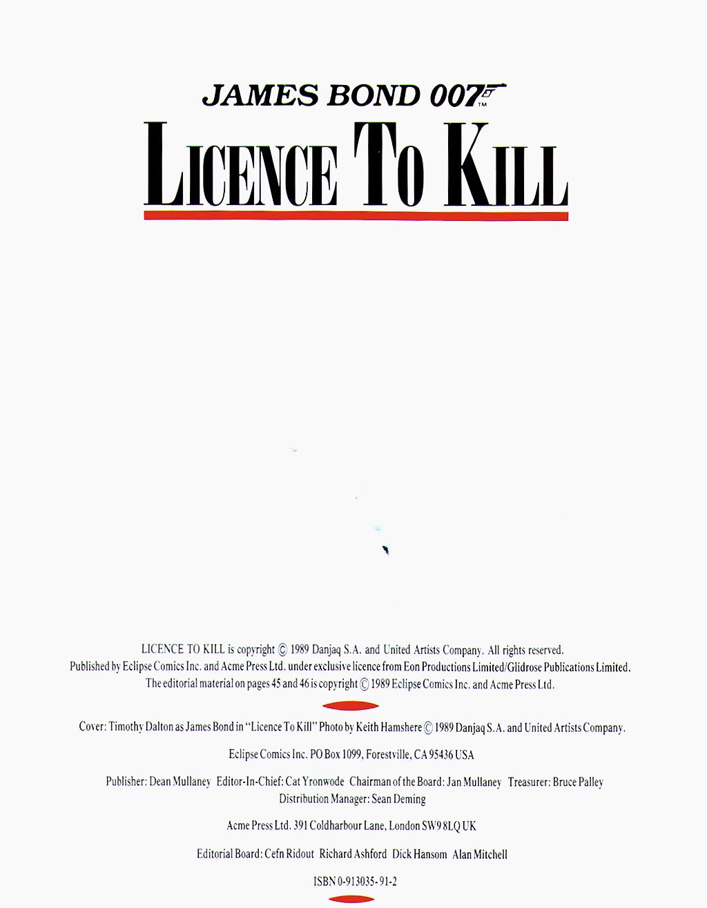 Read online Licence to Kill comic -  Issue # Full - 4