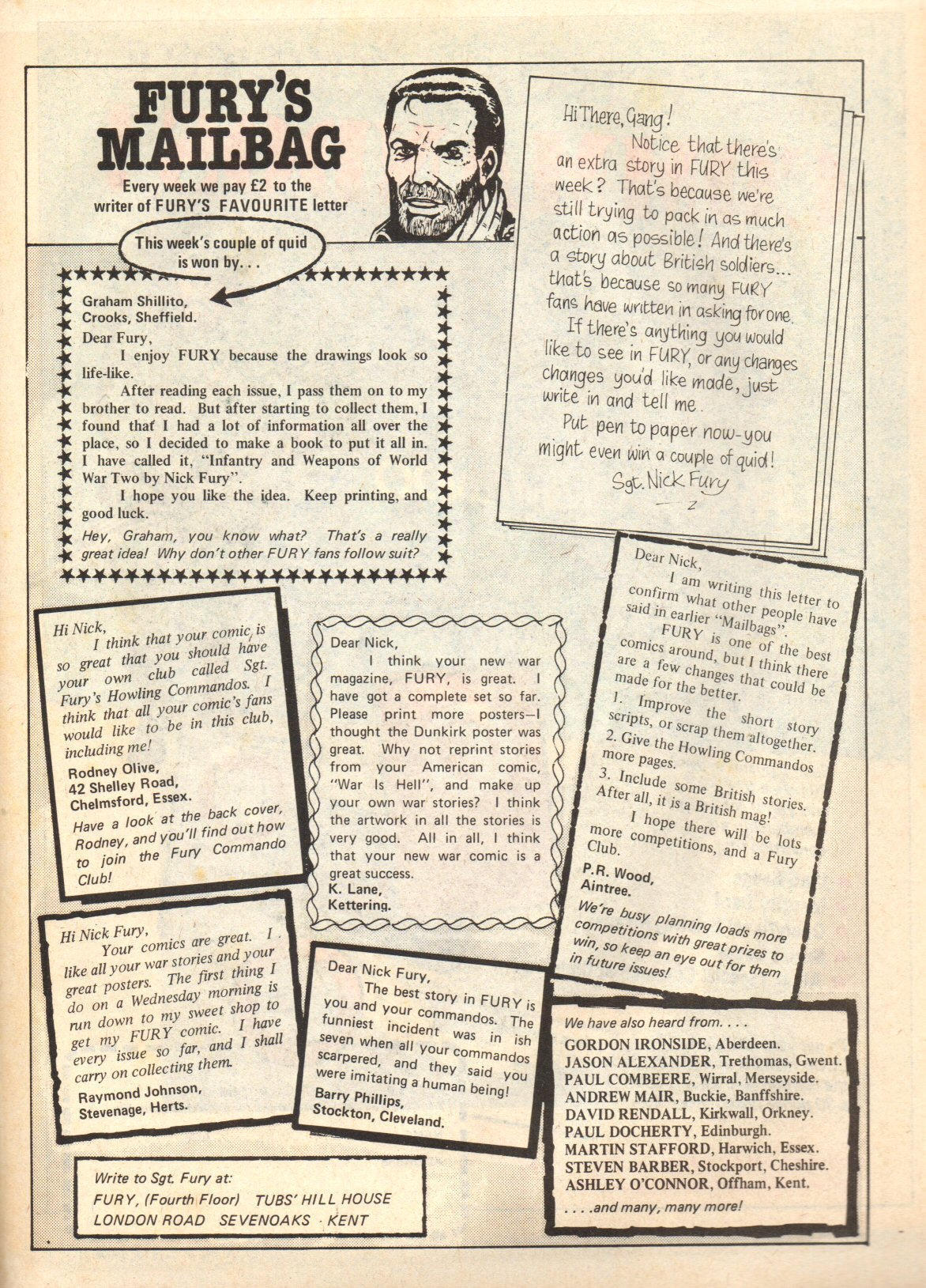 Read online Fury (1977) comic -  Issue #20 - 31