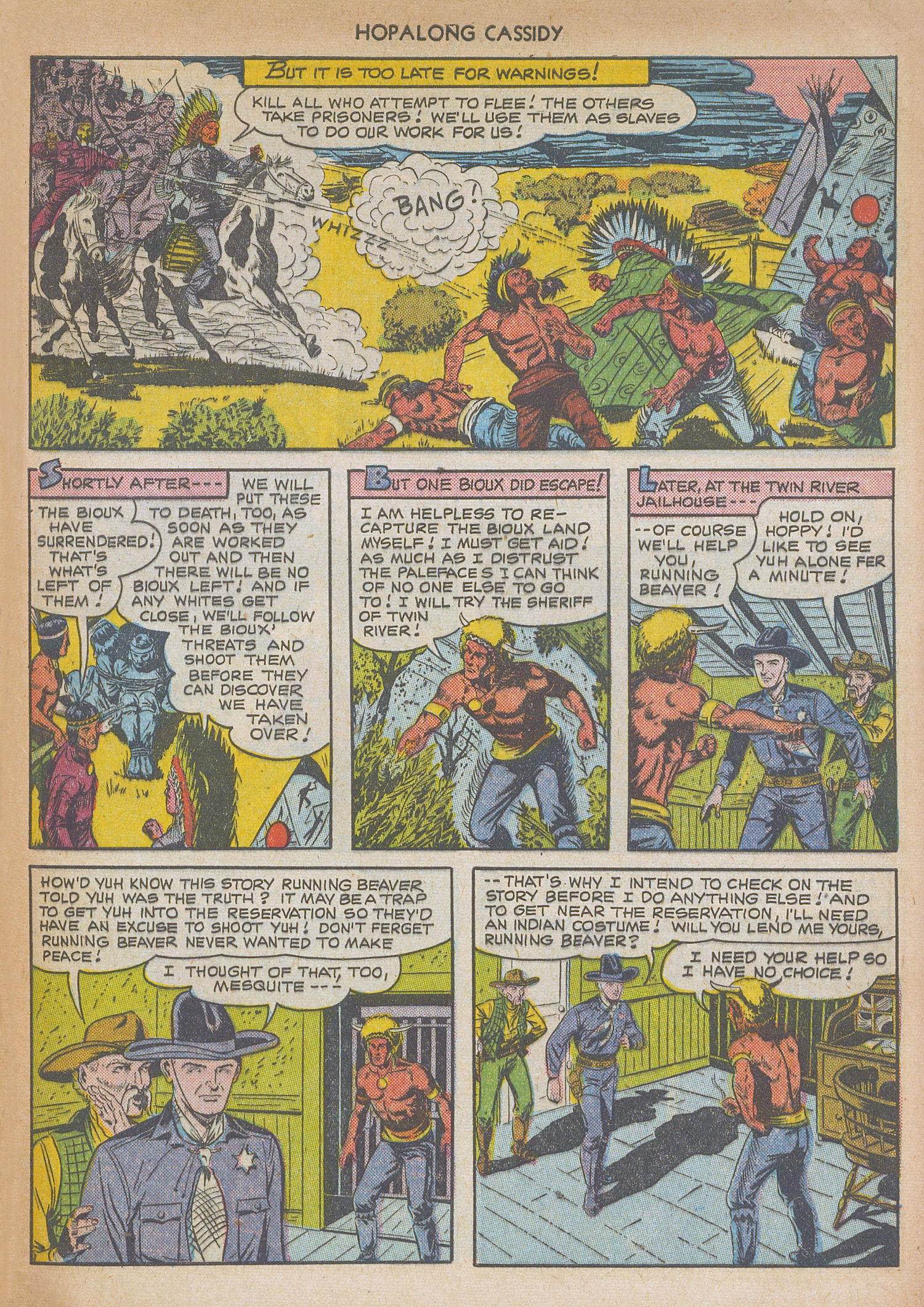Read online Hopalong Cassidy comic -  Issue #53 - 45