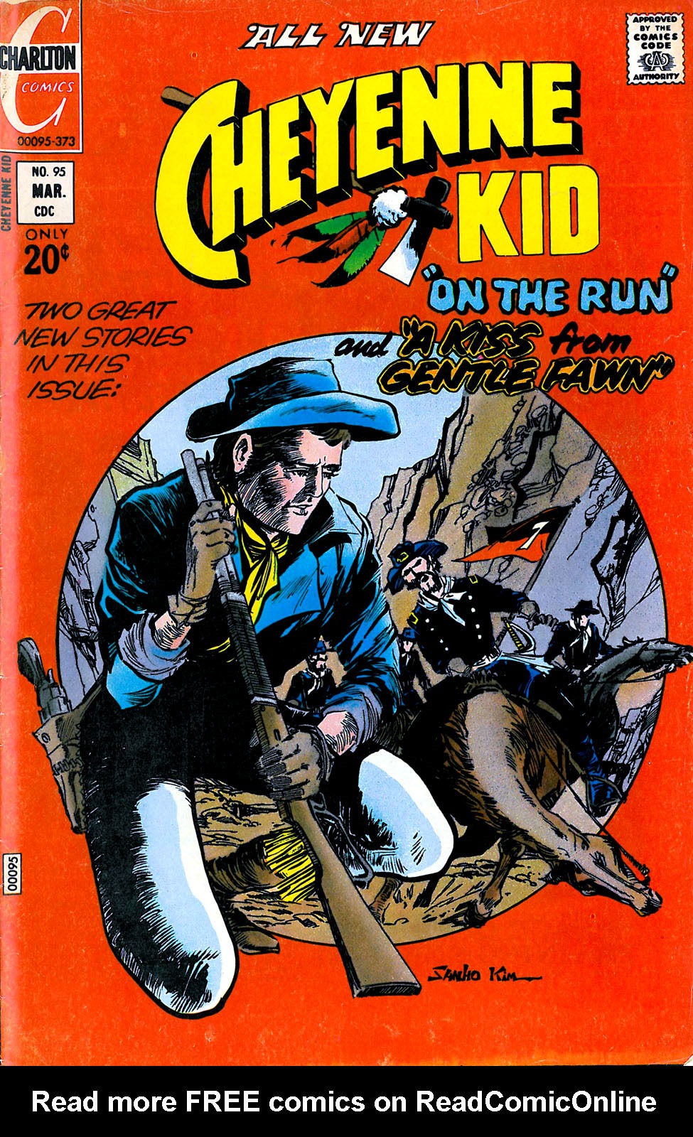Read online Cheyenne Kid comic -  Issue #95 - 1