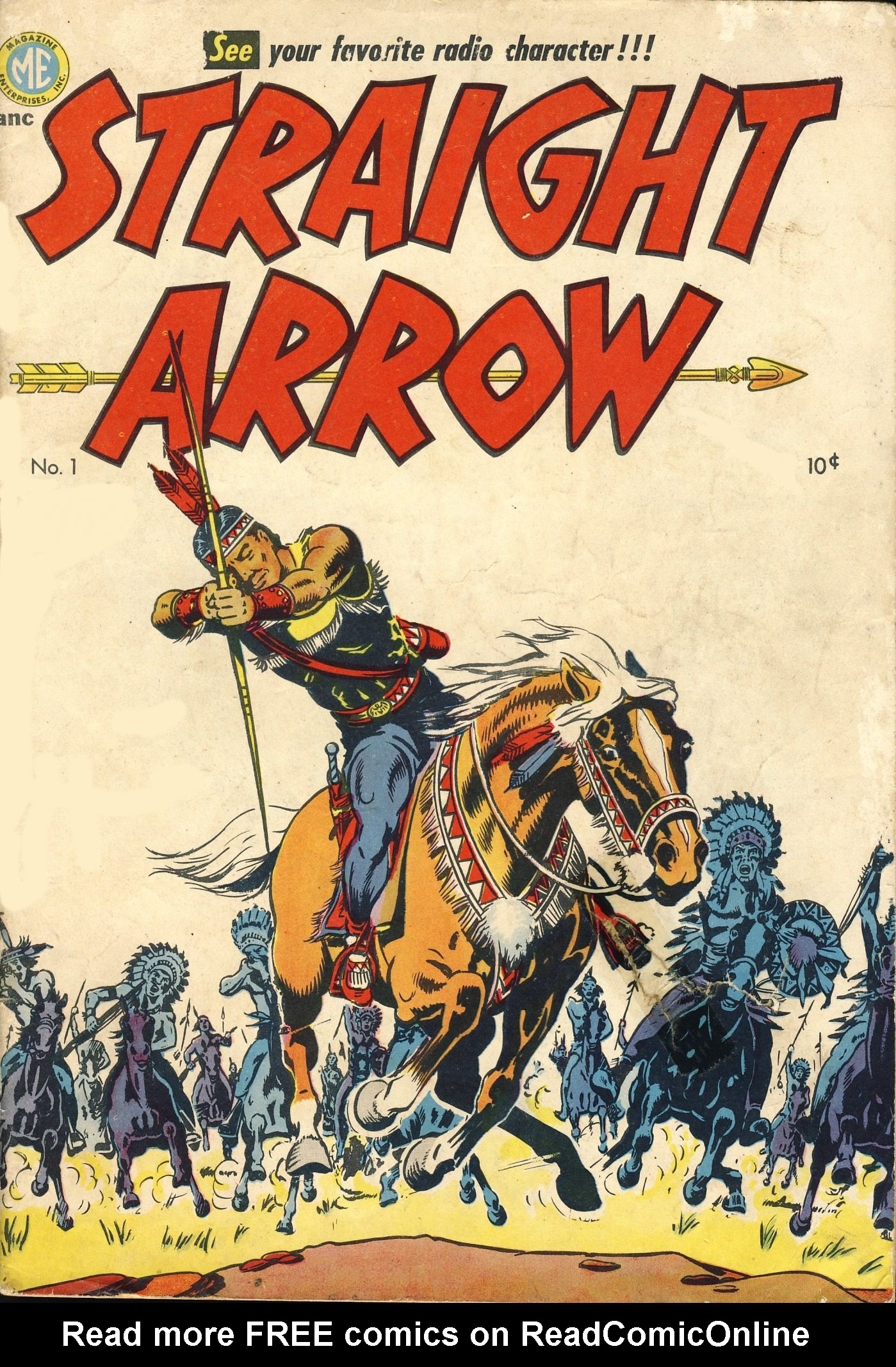 Read online Straight Arrow comic -  Issue #1 - 1