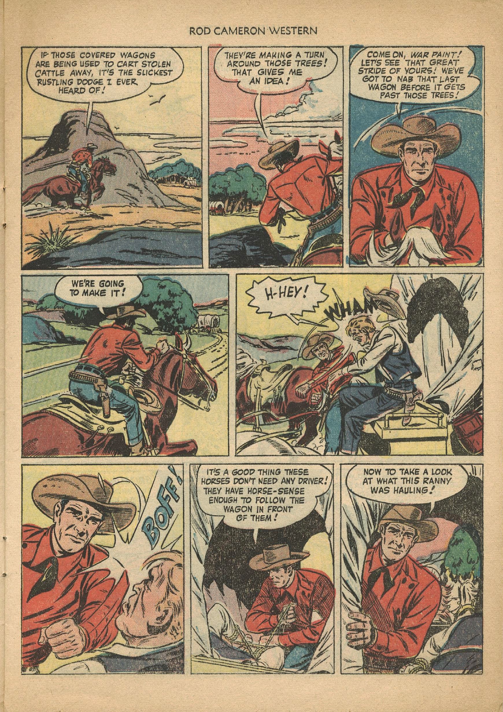 Read online Rod Cameron Western comic -  Issue #1 - 13