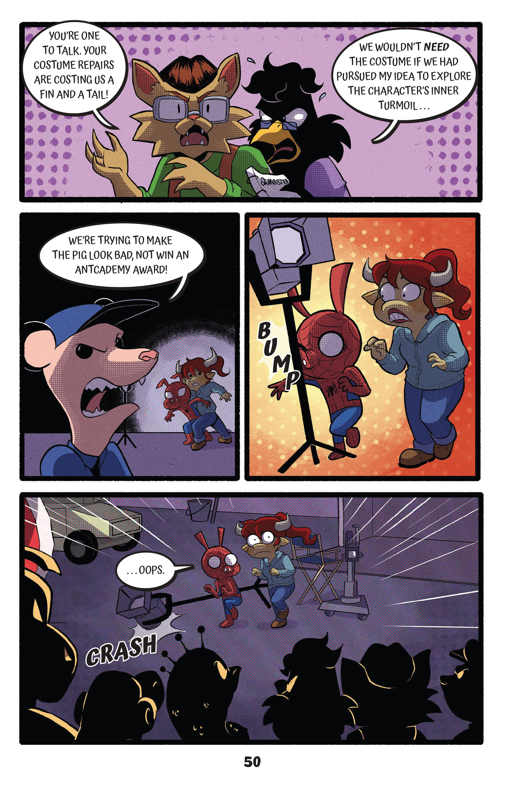 Read online Spider-Ham: Hollywood May-Ham comic -  Issue # TPB - 49