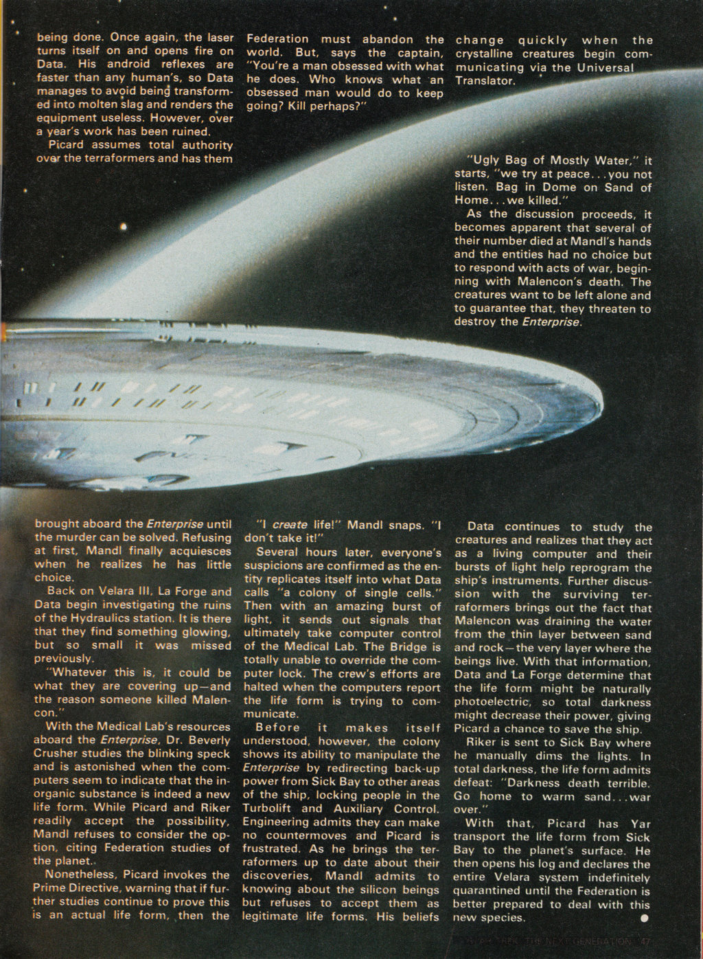 Read online Star Trek The Next Generation (1990) comic -  Issue #4 - 27