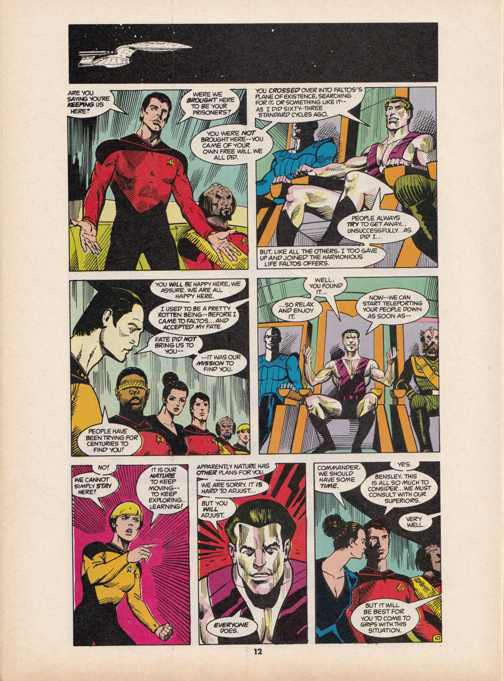 Read online Star Trek The Next Generation (1990) comic -  Issue #7 - 12