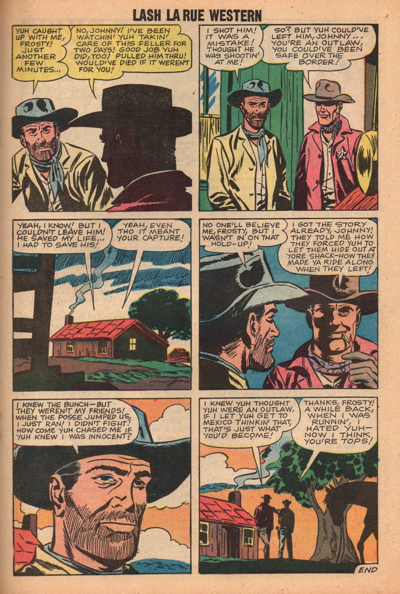 Read online Lash Larue Western (1949) comic -  Issue #72 - 19