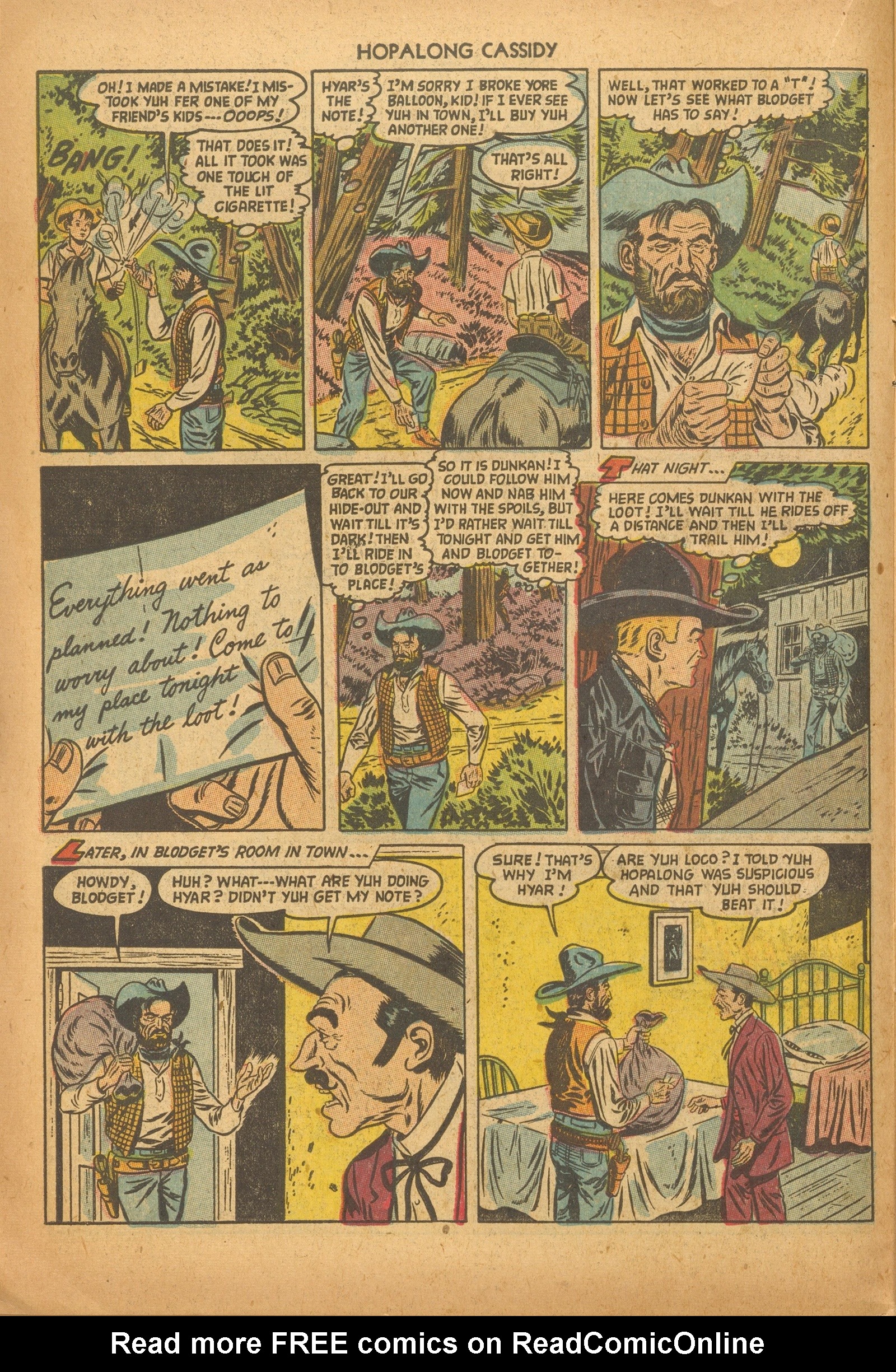 Read online Hopalong Cassidy comic -  Issue #83 - 14
