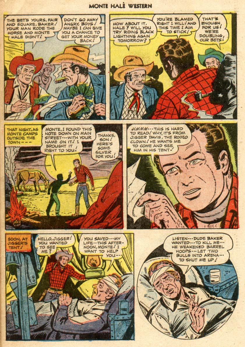 Read online Monte Hale Western comic -  Issue #58 - 46