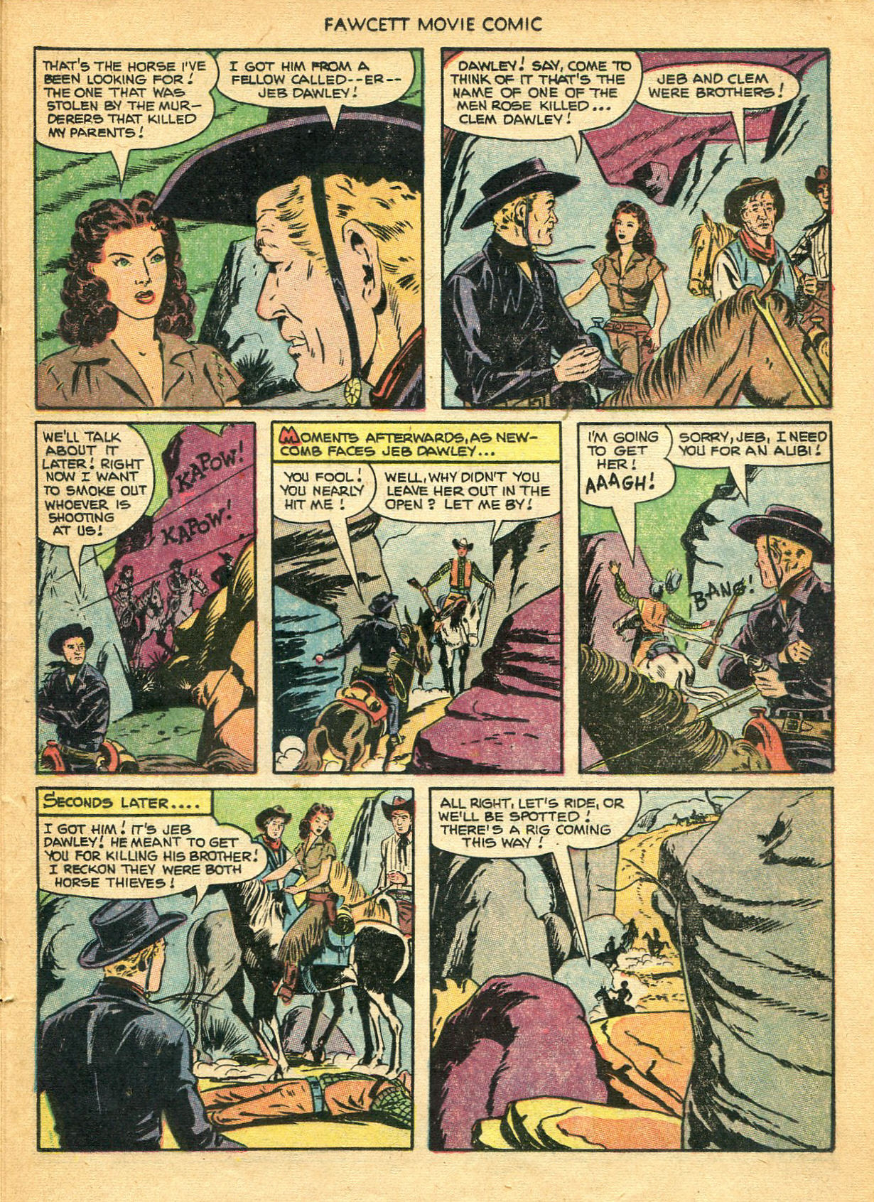 Read online Fawcett Movie Comic comic -  Issue #17 - 21