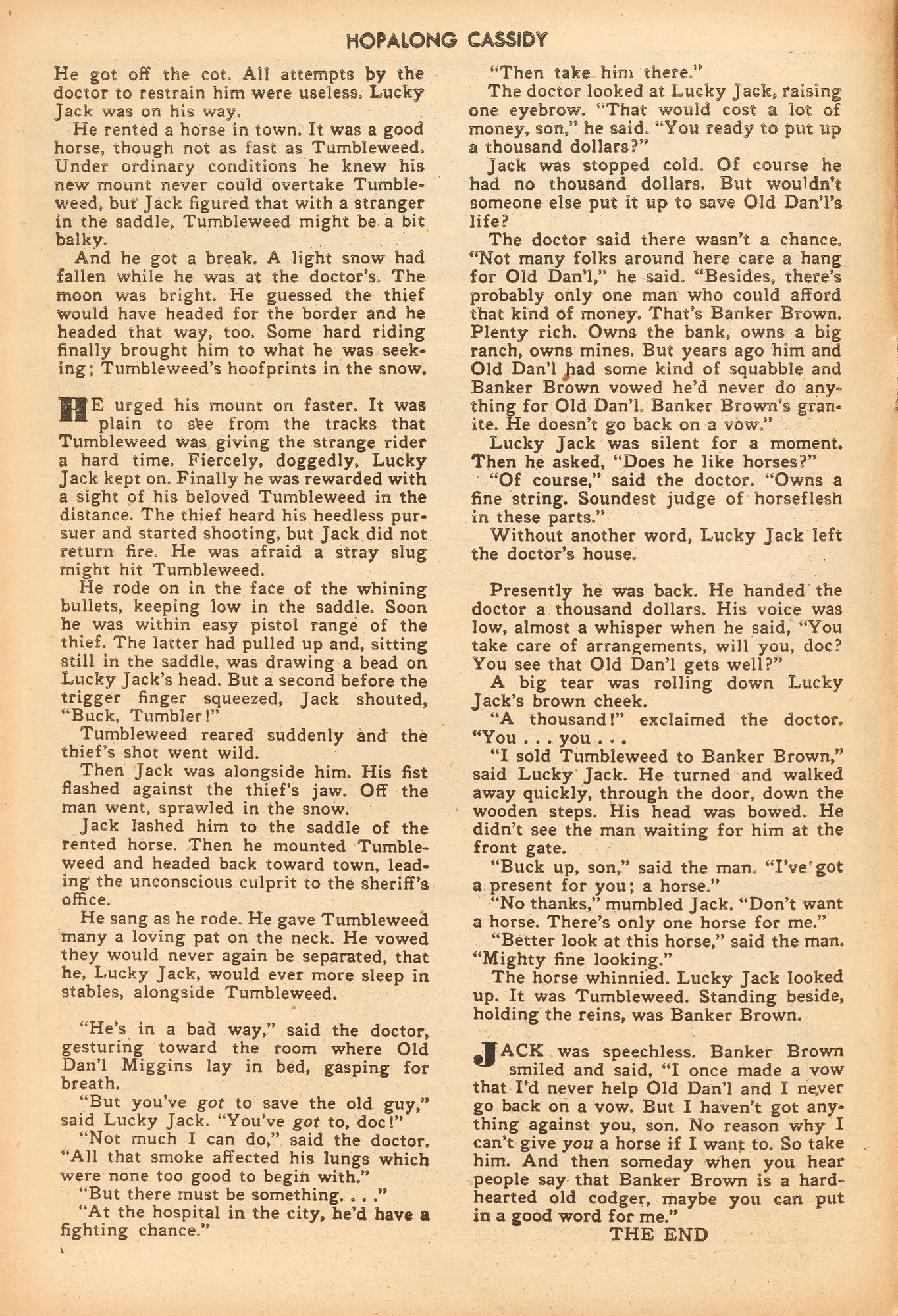 Read online Hopalong Cassidy comic -  Issue #33 - 22