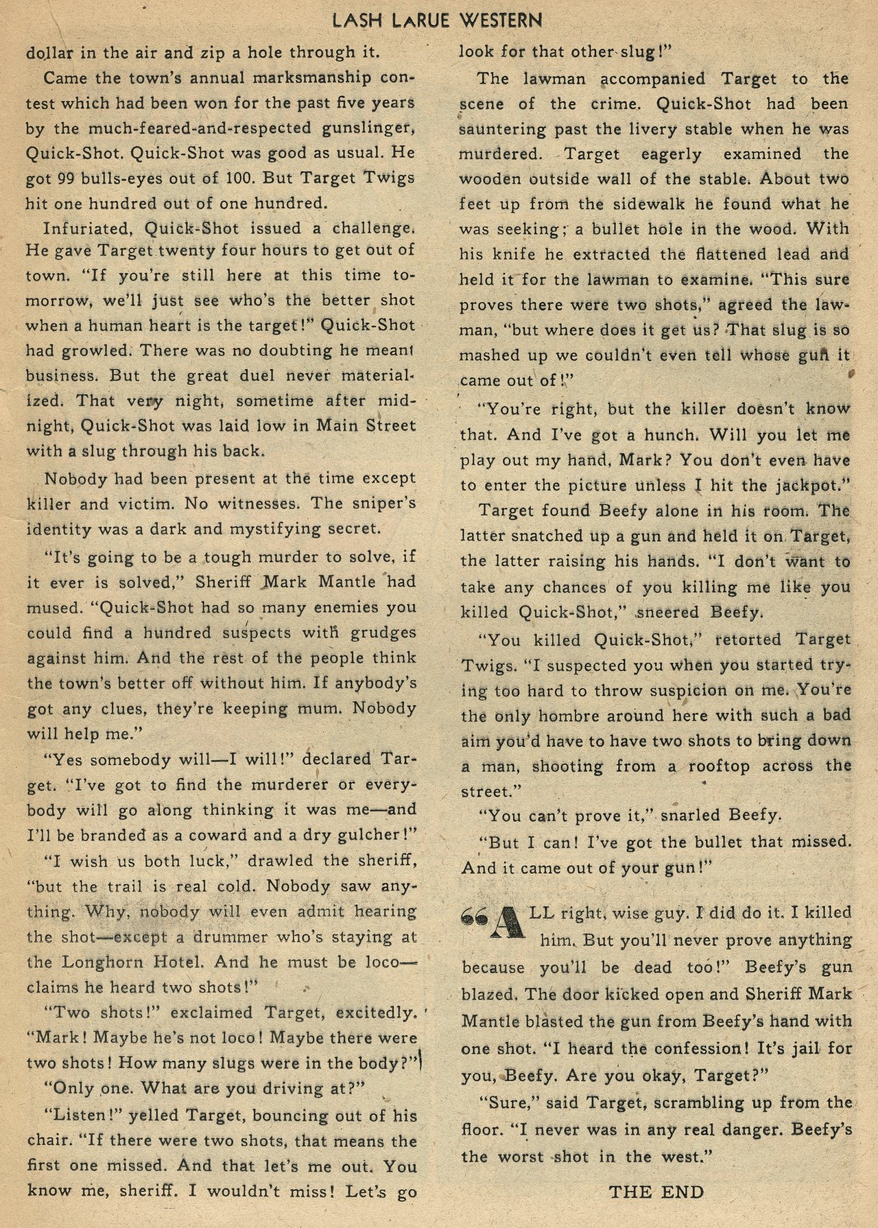 Read online Lash Larue Western (1949) comic -  Issue #22 - 17