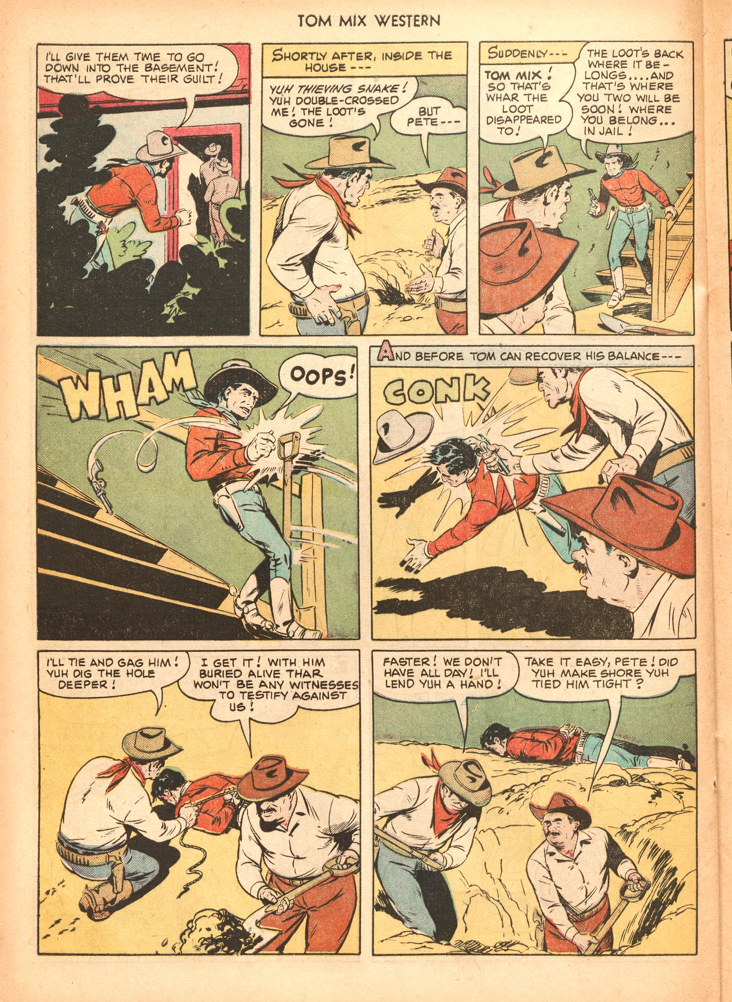 Read online Tom Mix Western (1948) comic -  Issue #40 - 32