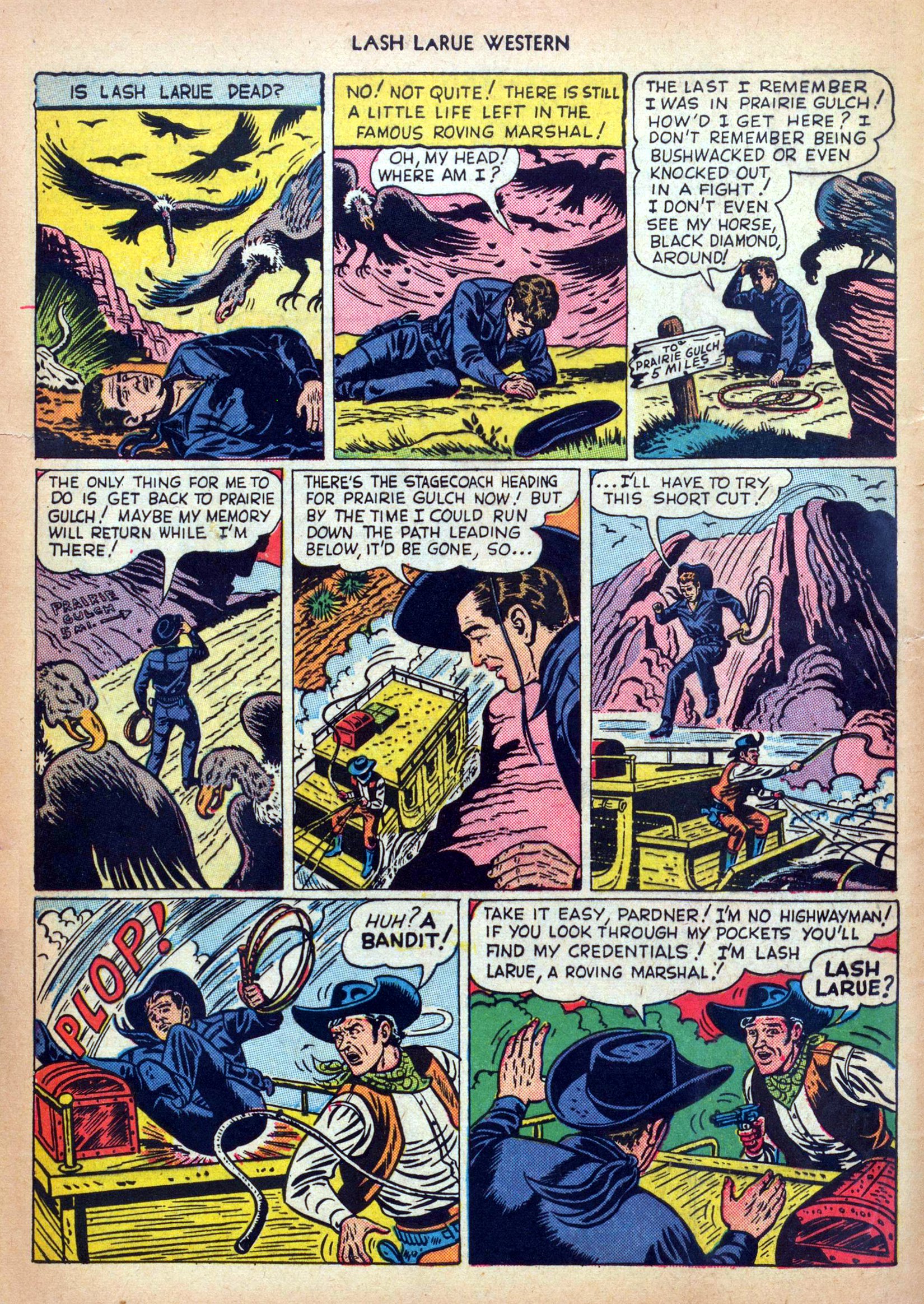 Read online Lash Larue Western (1949) comic -  Issue #5 - 4