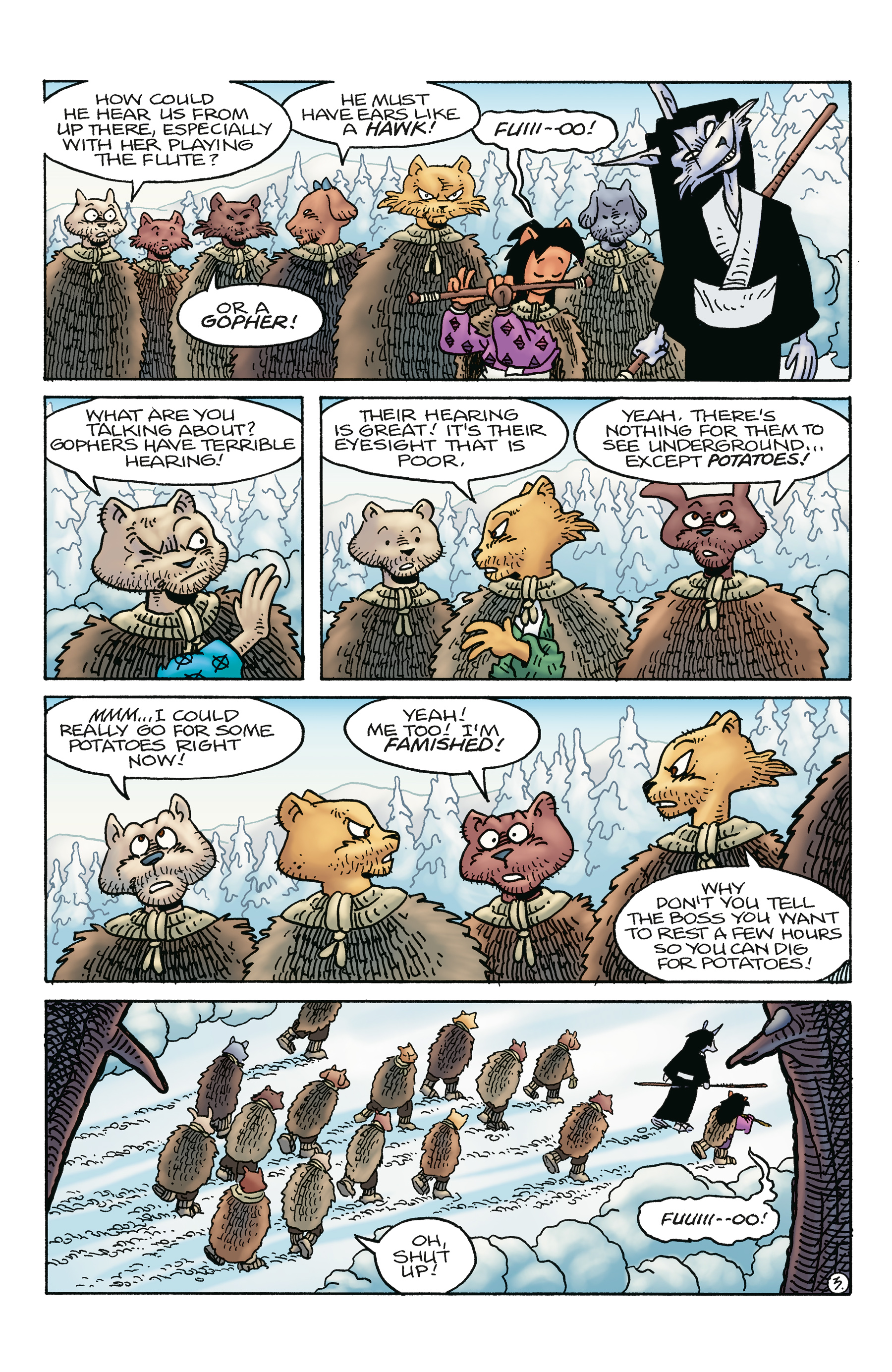 Read online Usagi Yojimbo: Ice and Snow comic -  Issue #4 - 5
