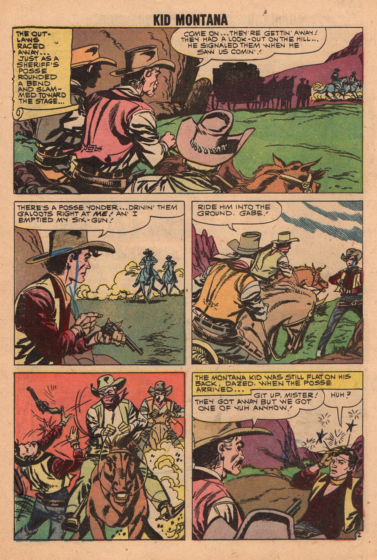 Read online Kid Montana comic -  Issue #24 - 28
