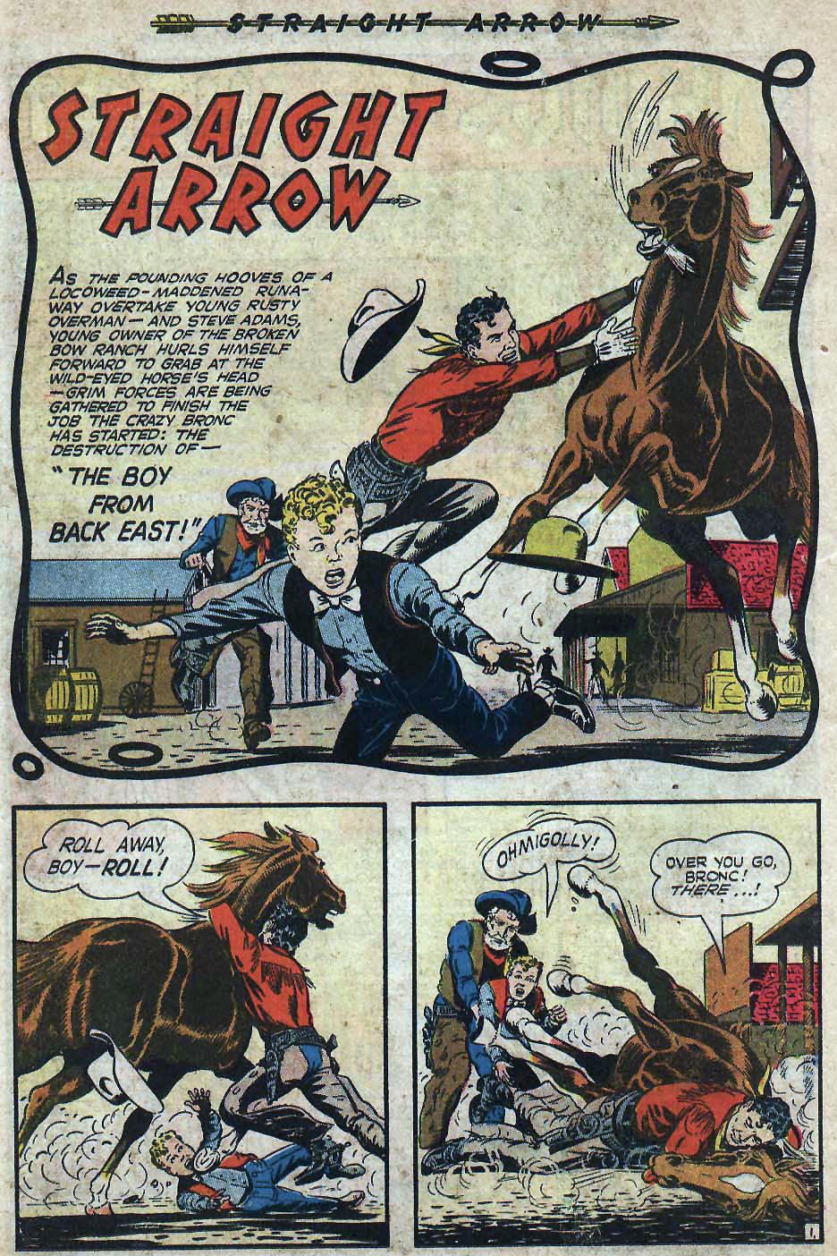 Read online Straight Arrow comic -  Issue #6 - 27