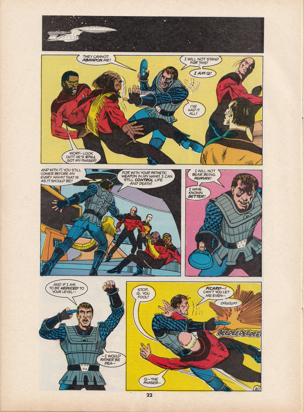Read online Star Trek The Next Generation (1990) comic -  Issue #5 - 22