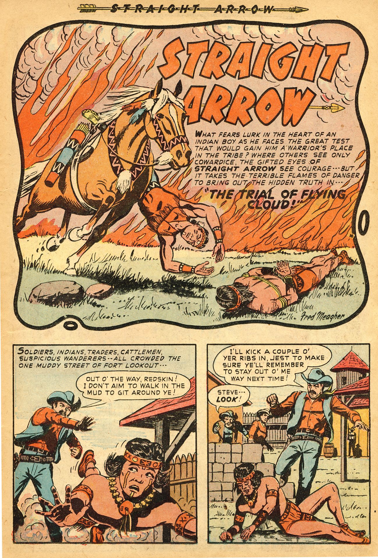 Read online Straight Arrow comic -  Issue #9 - 11
