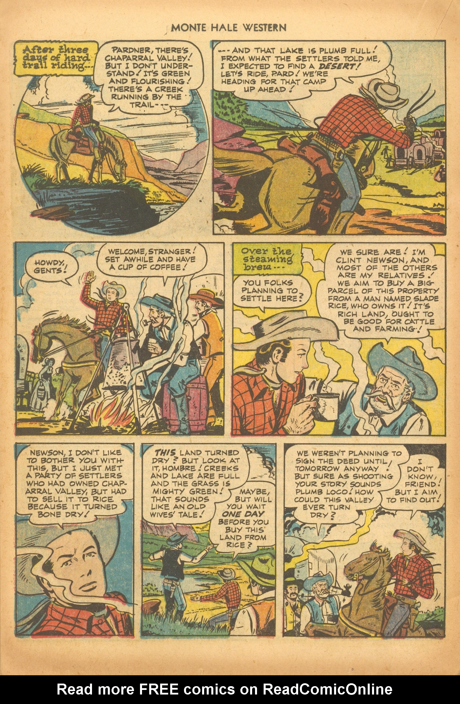 Read online Monte Hale Western comic -  Issue #79 - 20