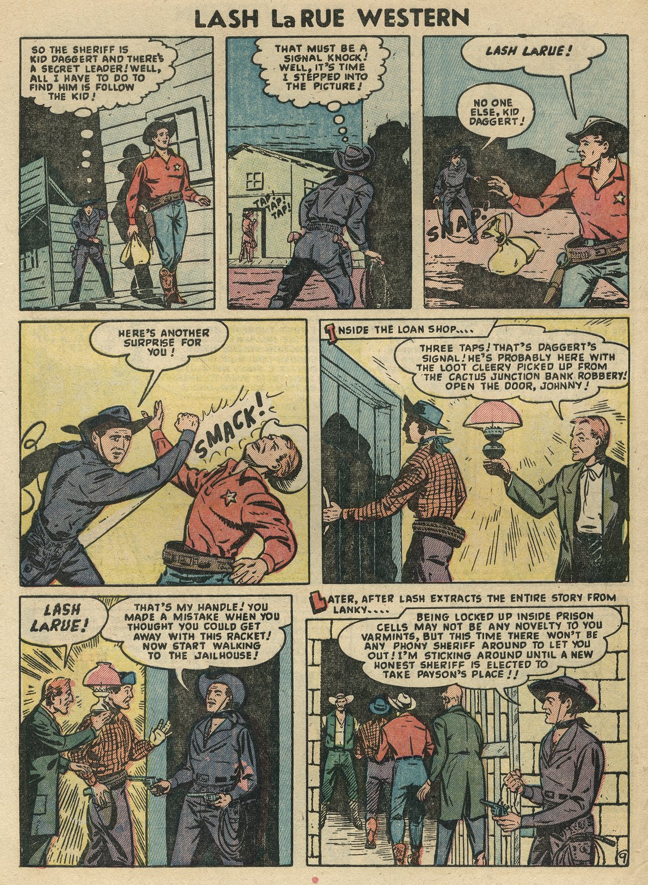 Read online Lash Larue Western (1949) comic -  Issue #47 - 32
