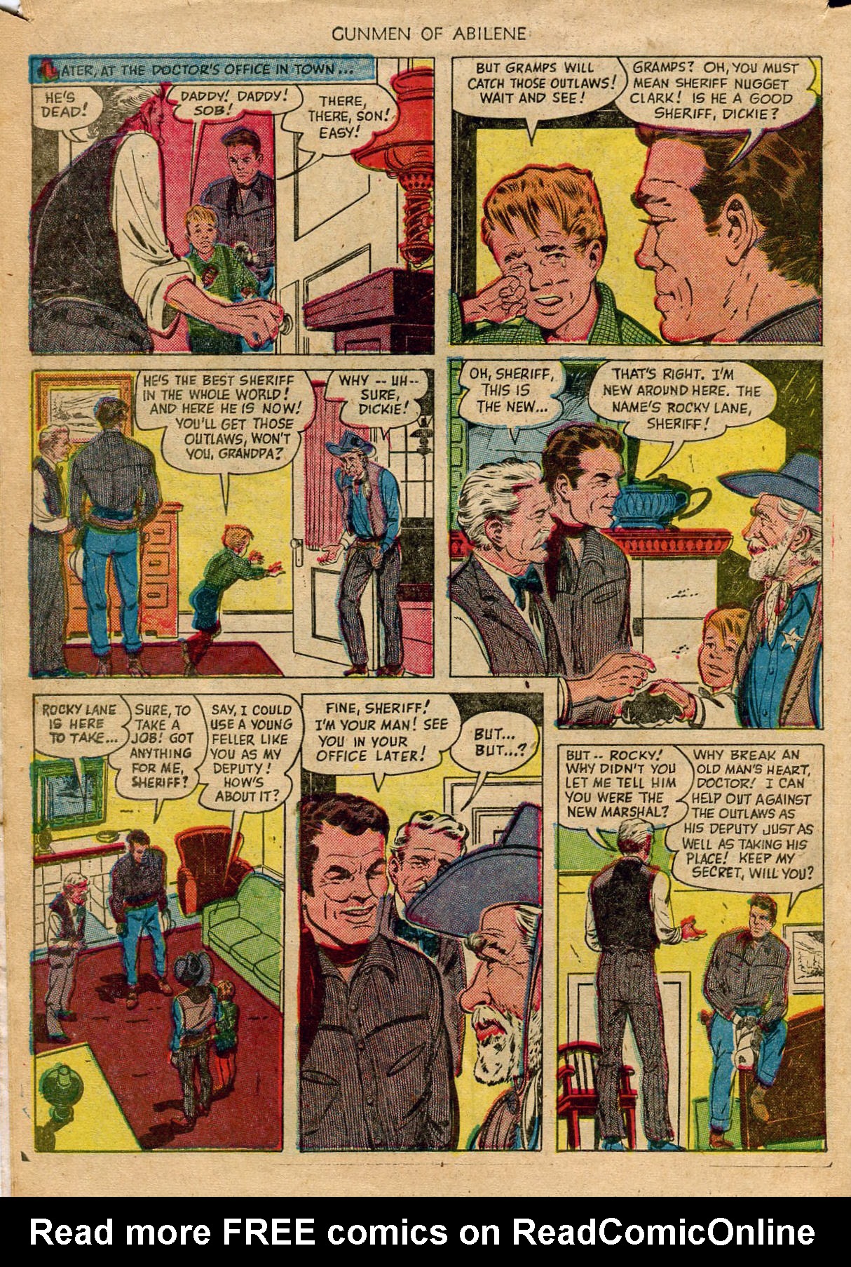 Read online Fawcett Movie Comic comic -  Issue #7 - 10