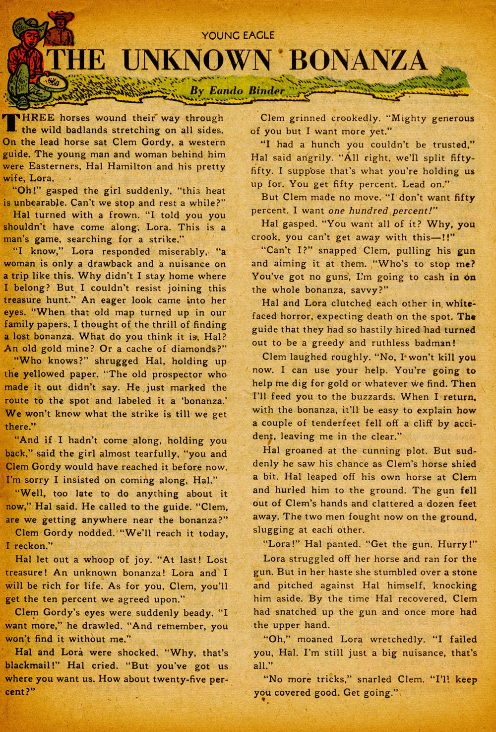 Read online Young Eagle comic -  Issue #10 - 23