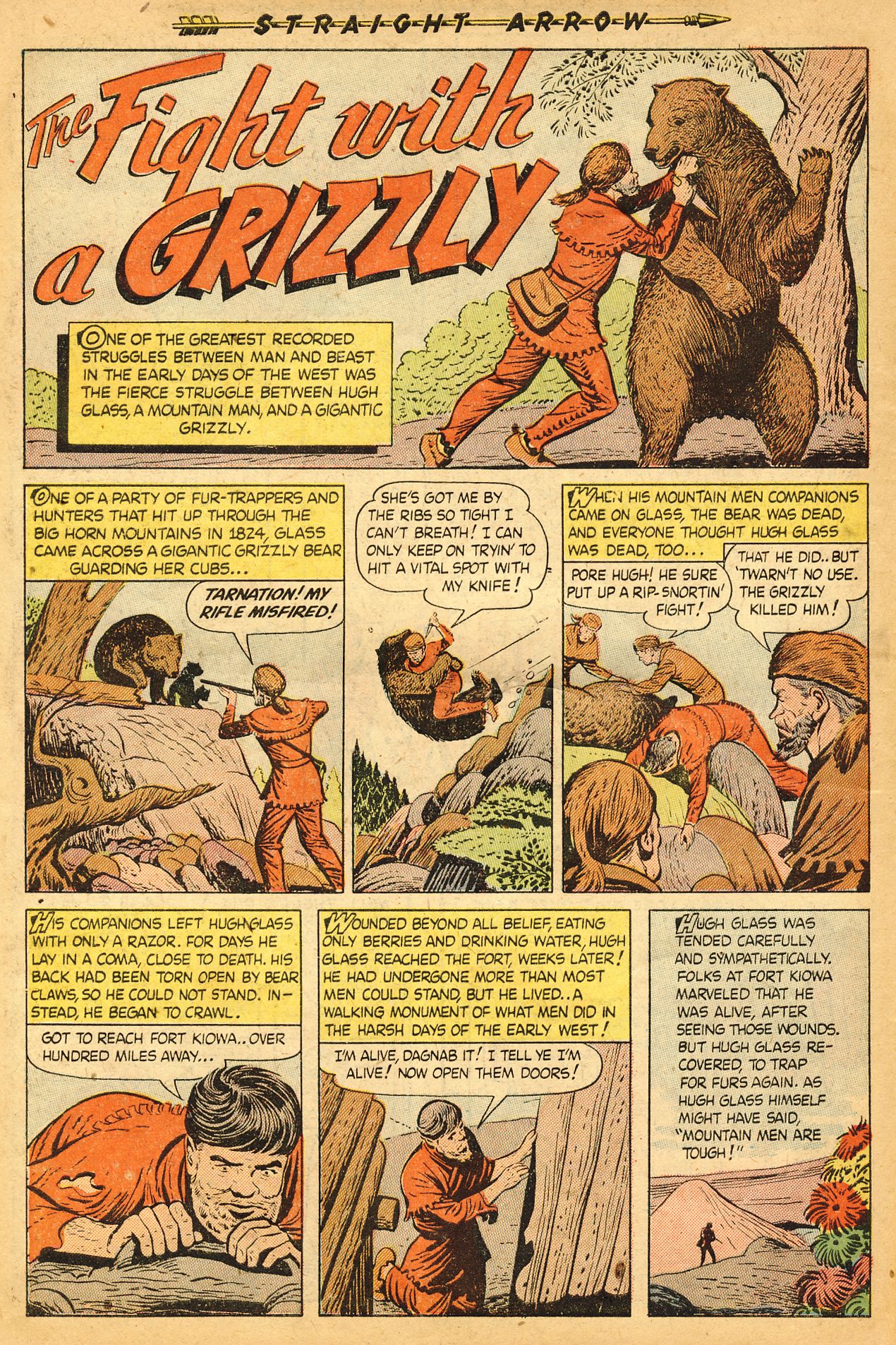 Read online Straight Arrow comic -  Issue #9 - 10