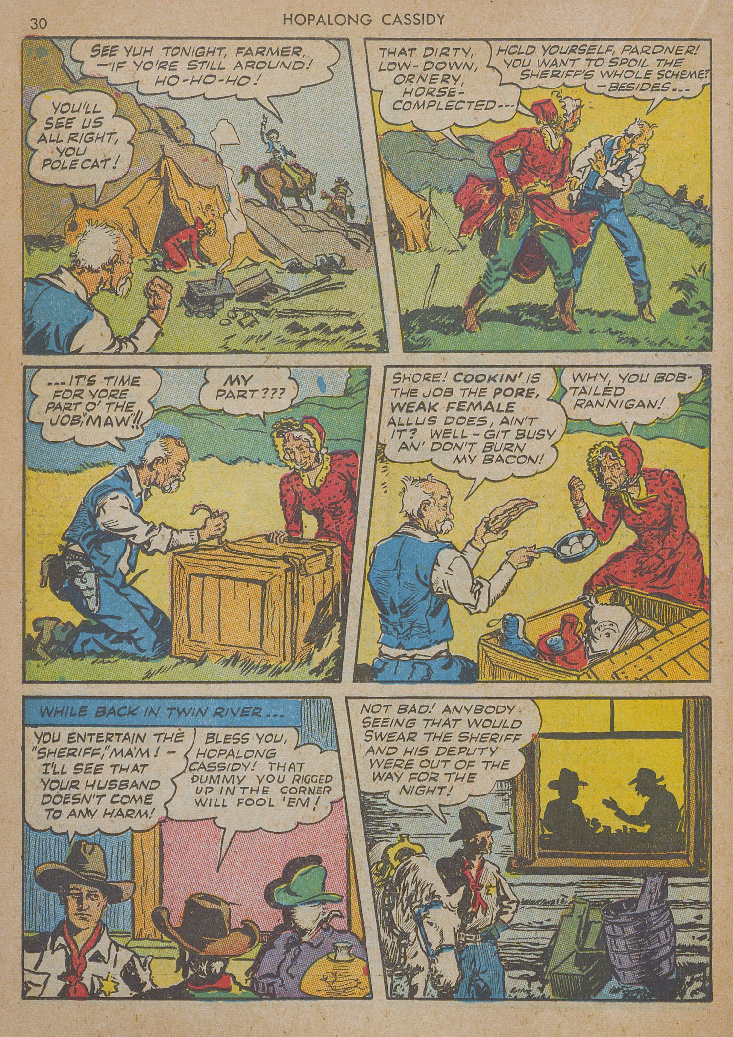Read online Hopalong Cassidy comic -  Issue #1 - 30