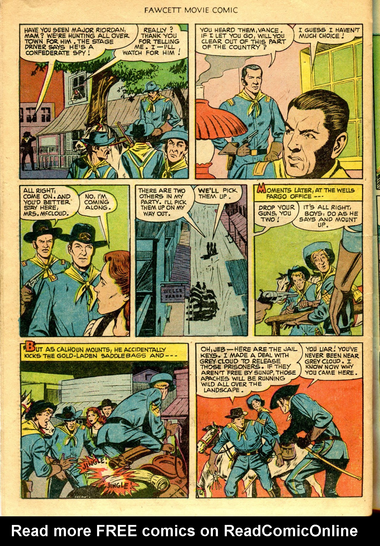 Read online Fawcett Movie Comic comic -  Issue #14 - 22