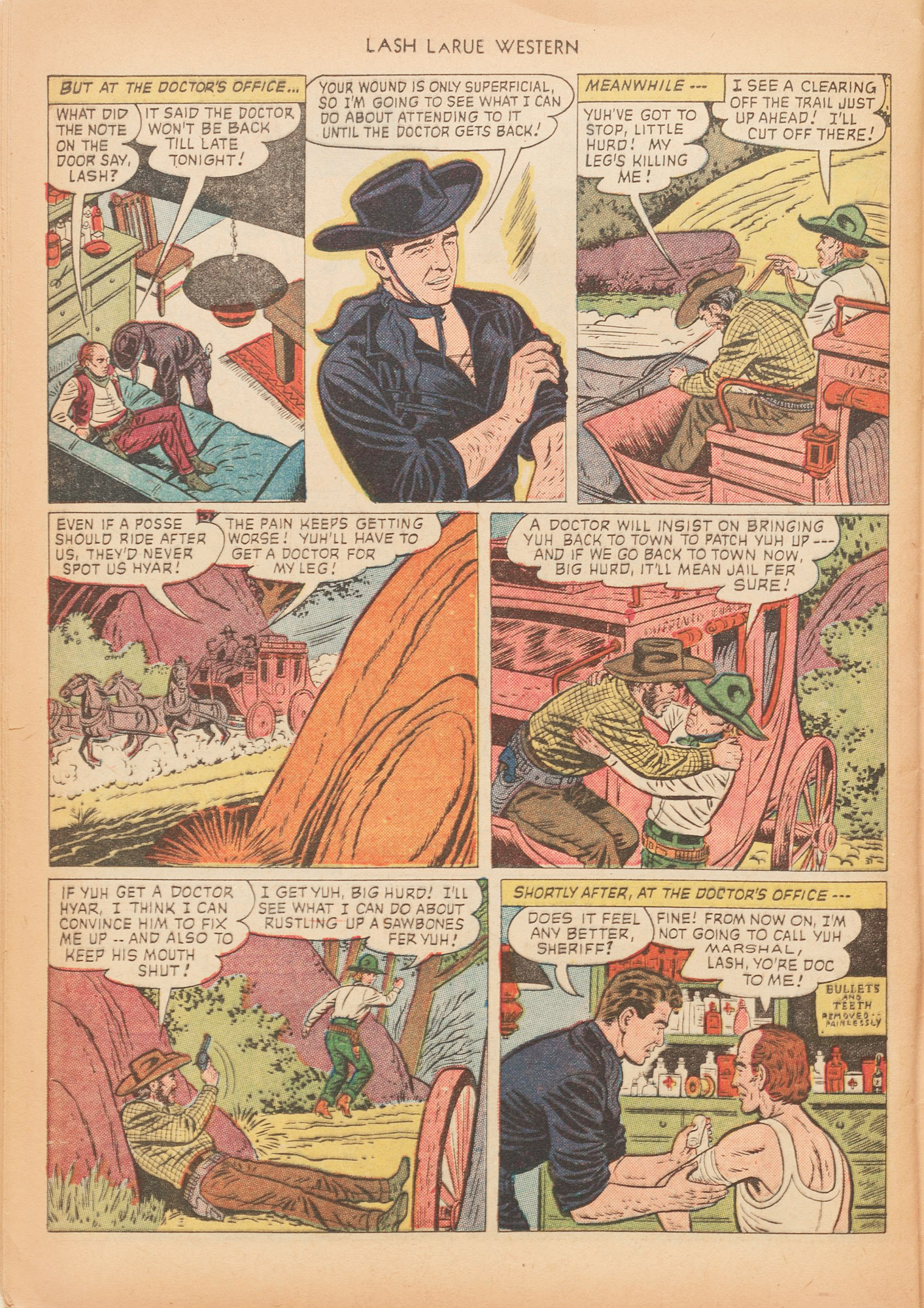Read online Lash Larue Western (1949) comic -  Issue #15 - 40