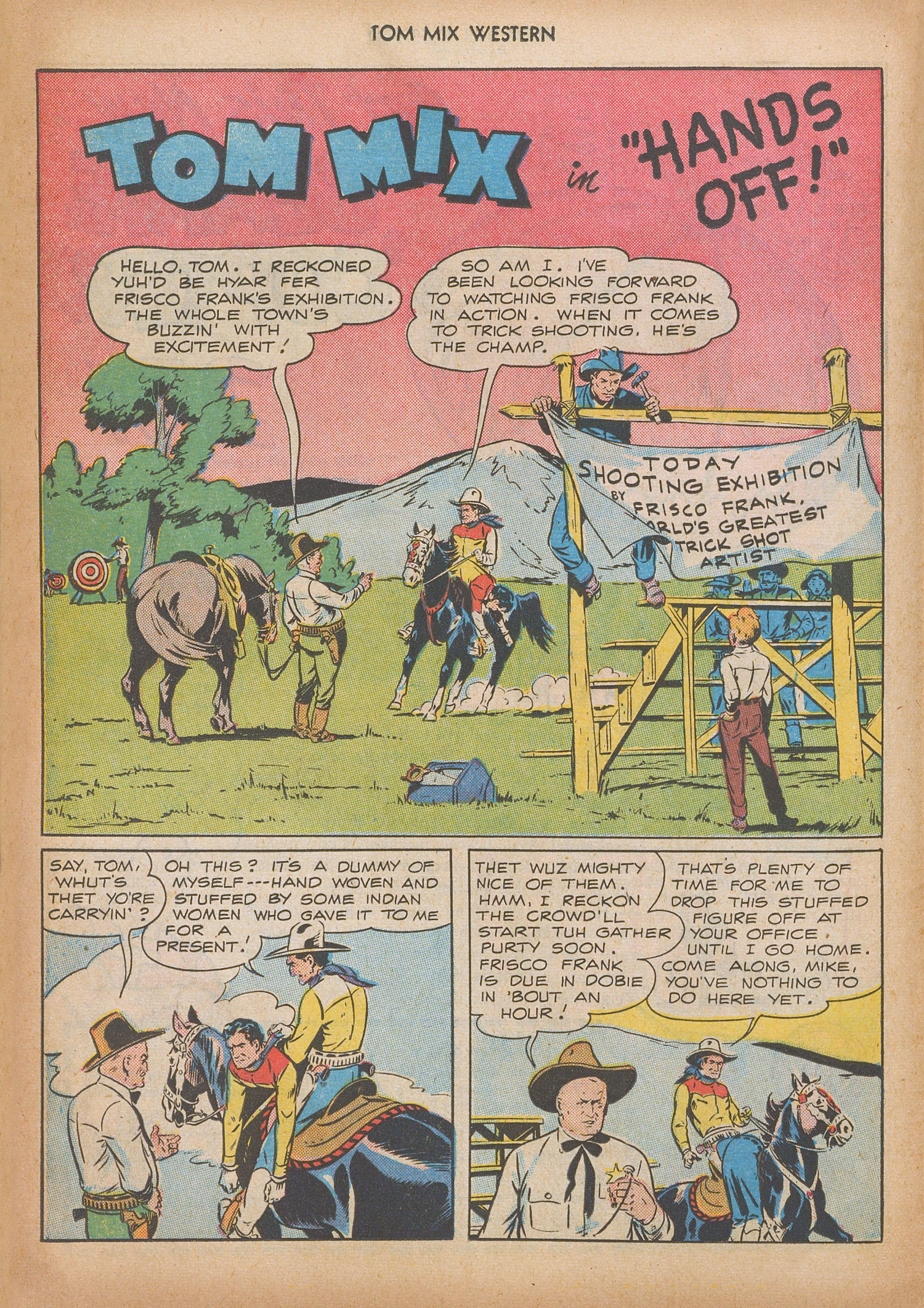 Read online Tom Mix Western (1948) comic -  Issue #9 - 24