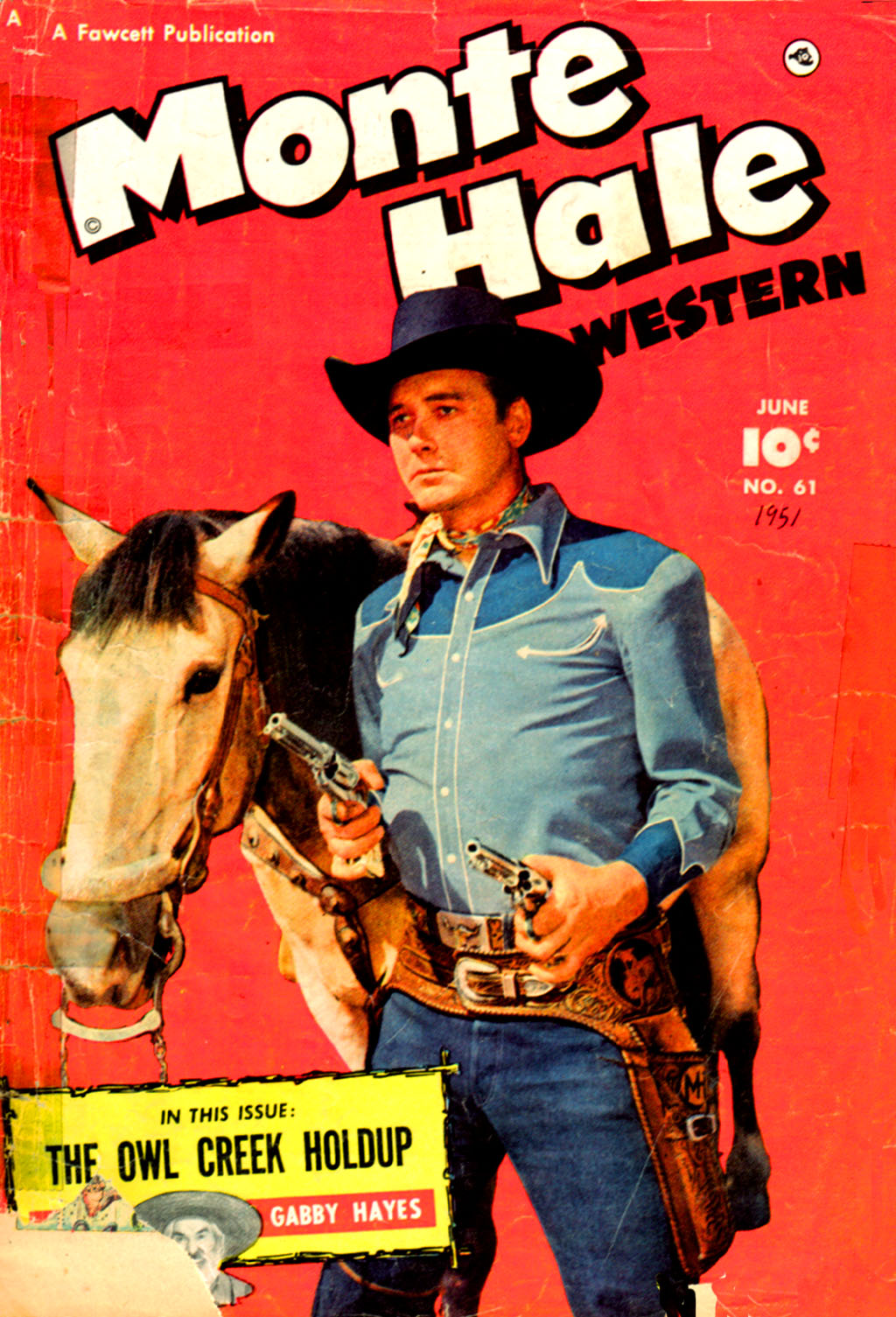 Read online Monte Hale Western comic -  Issue #61 - 1