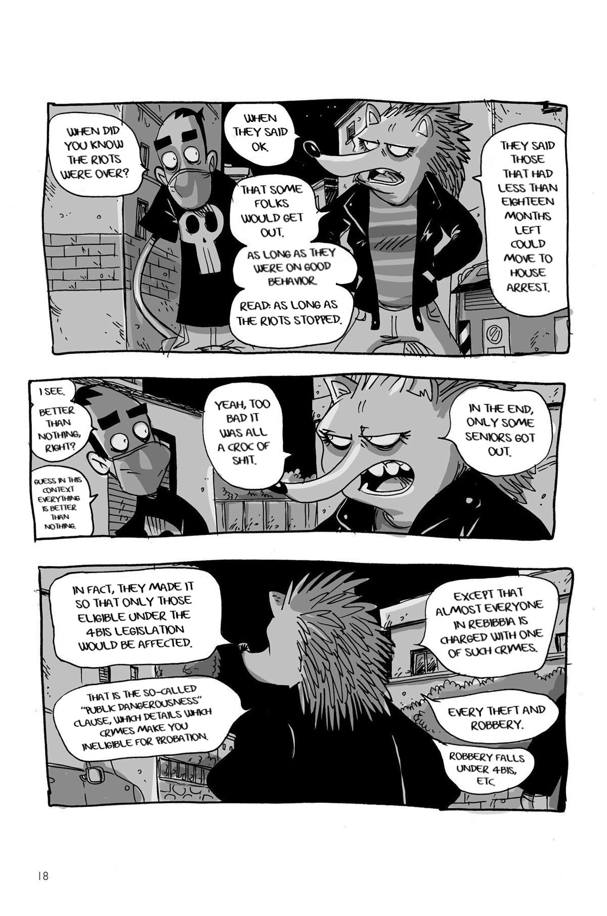 Read online All Quiet on Rebibbia's Front comic -  Issue # TPB (Part 1) - 19