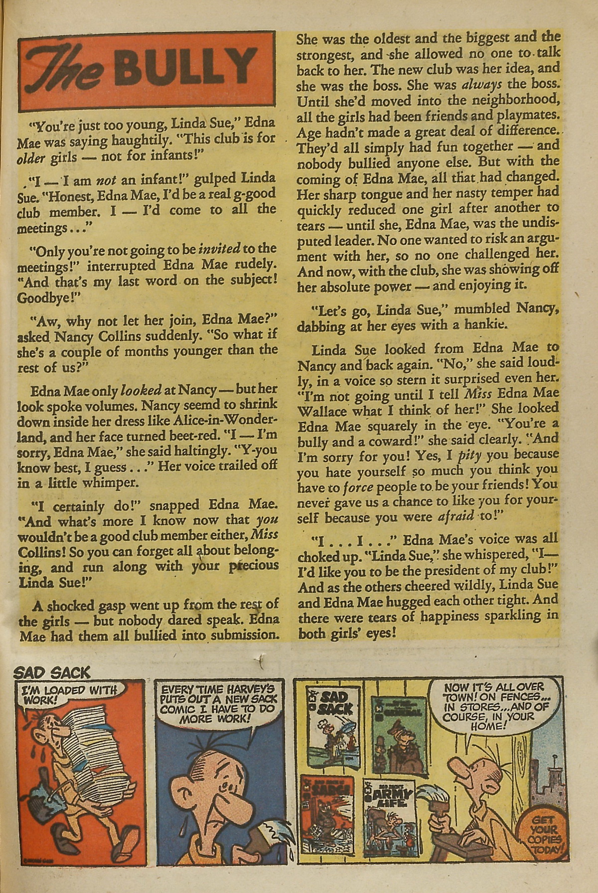 Read online Blondie Comics (1960) comic -  Issue #159 - 59