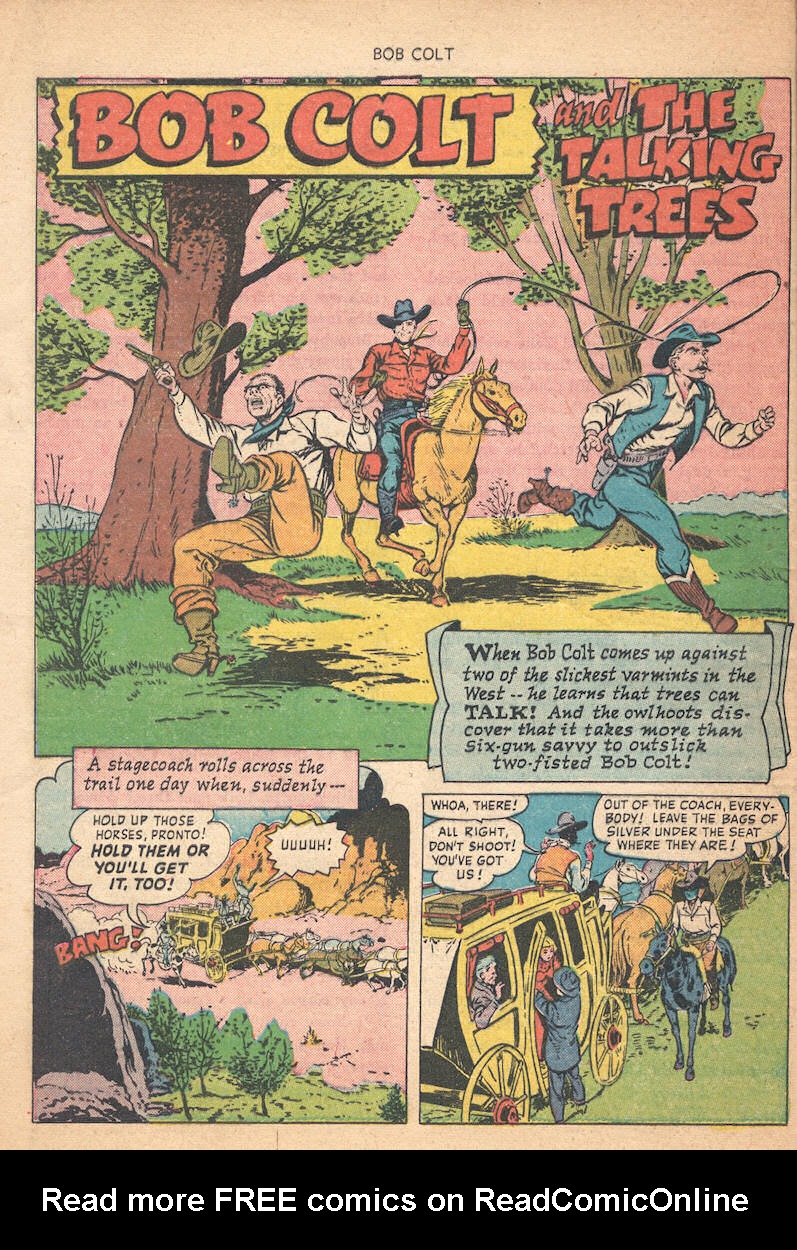 Read online Bob Colt Western comic -  Issue #1 - 28