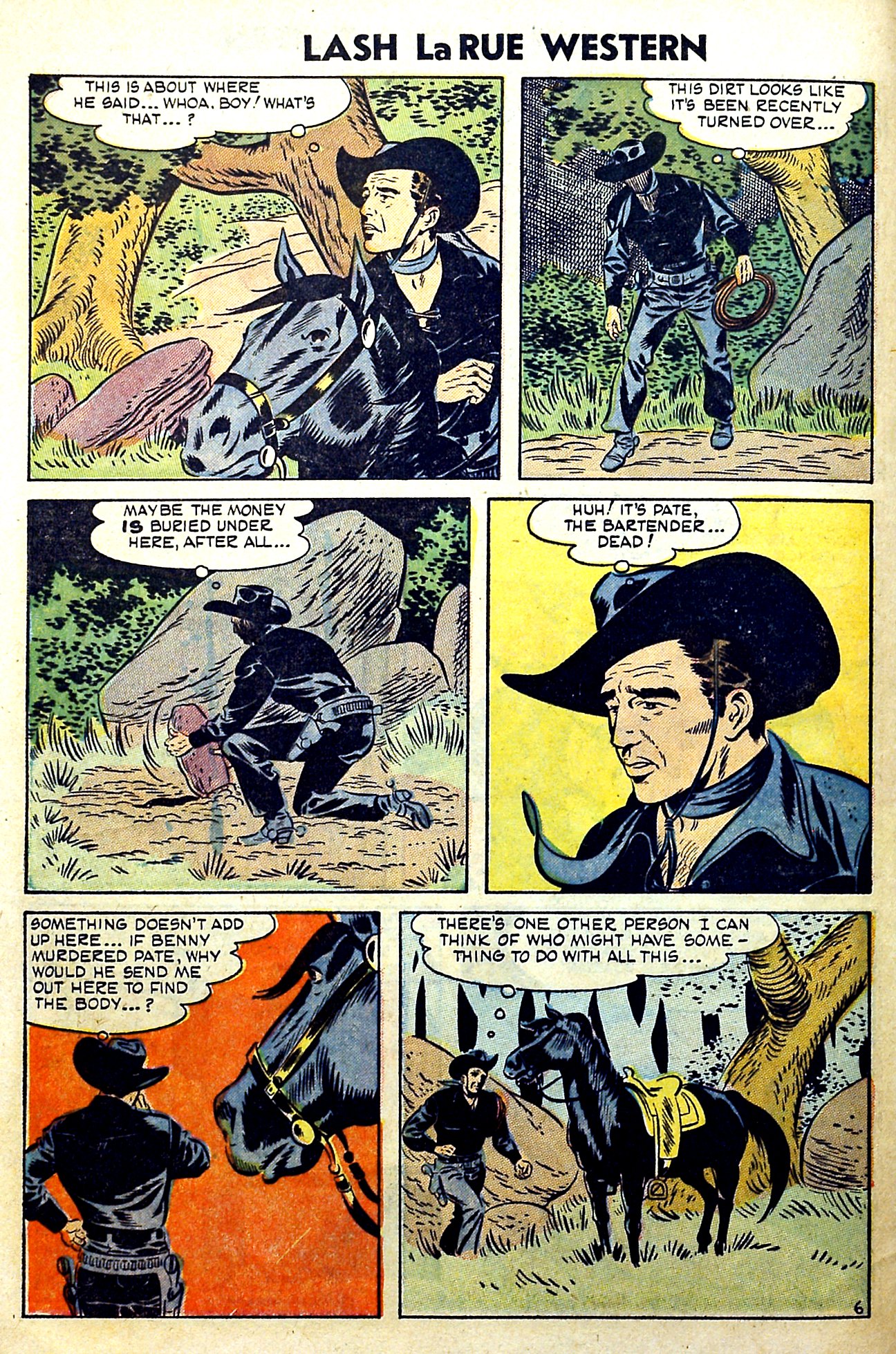 Read online Lash Larue Western (1949) comic -  Issue #51 - 8