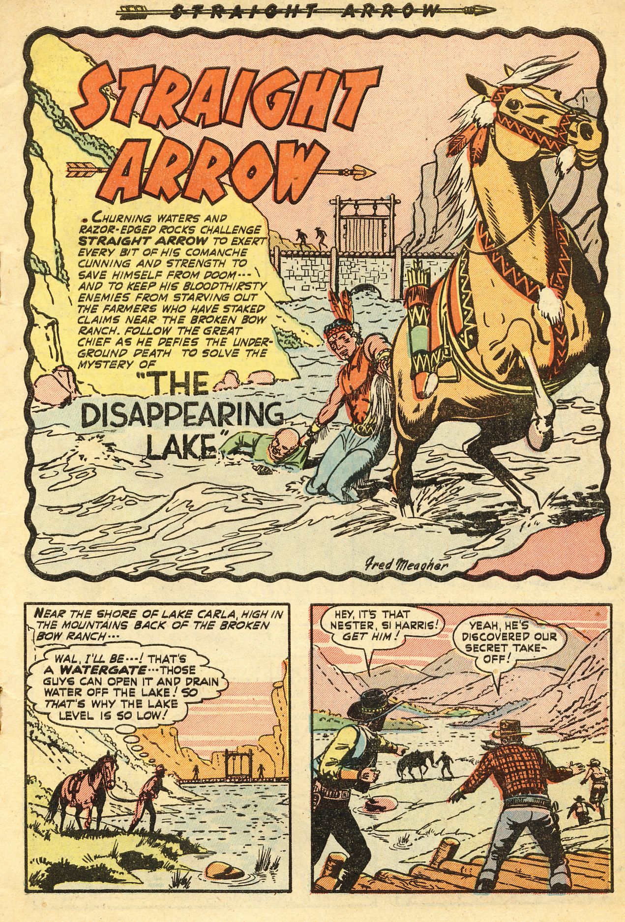 Read online Straight Arrow comic -  Issue #15 - 3