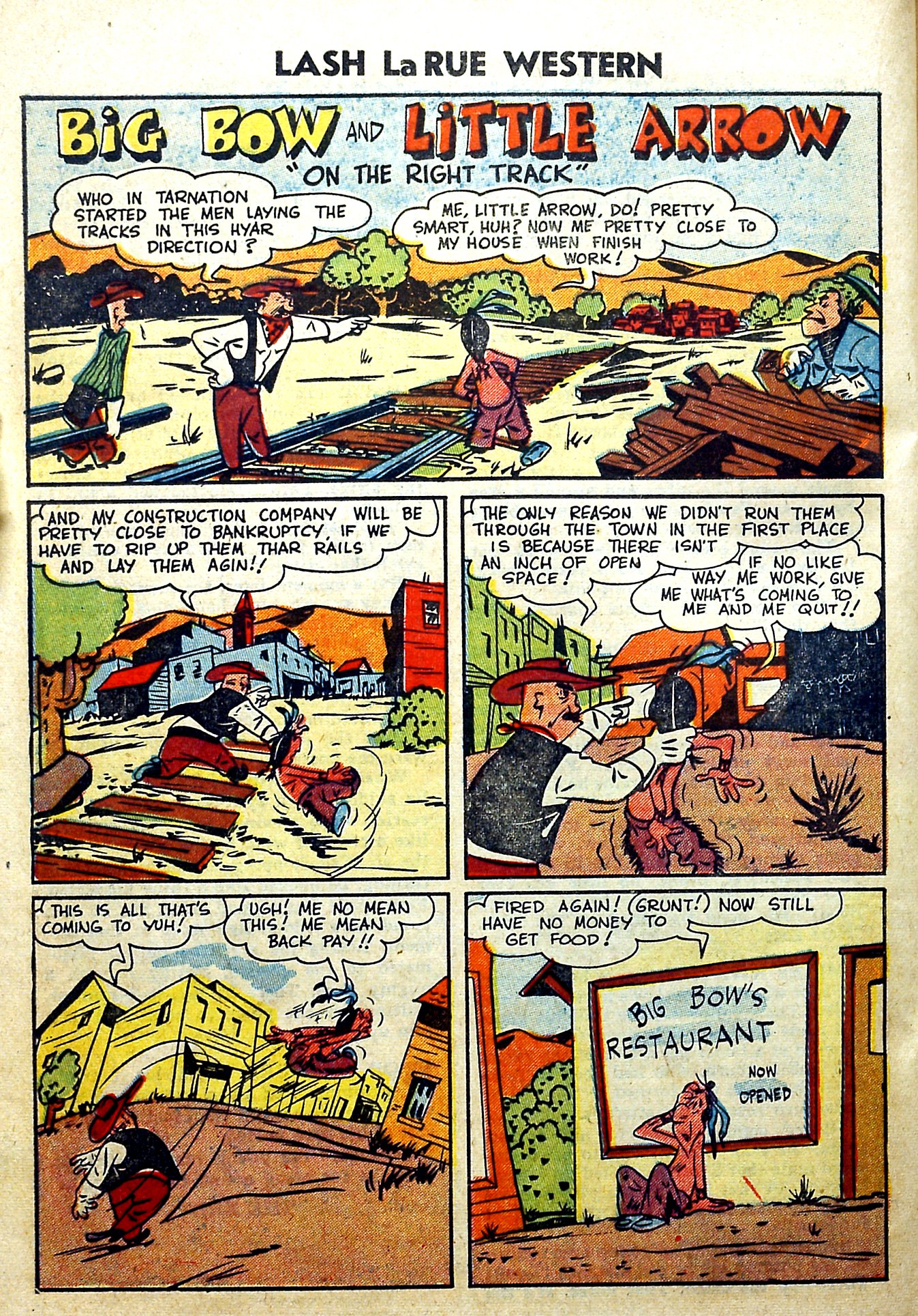 Read online Lash Larue Western (1949) comic -  Issue #51 - 22