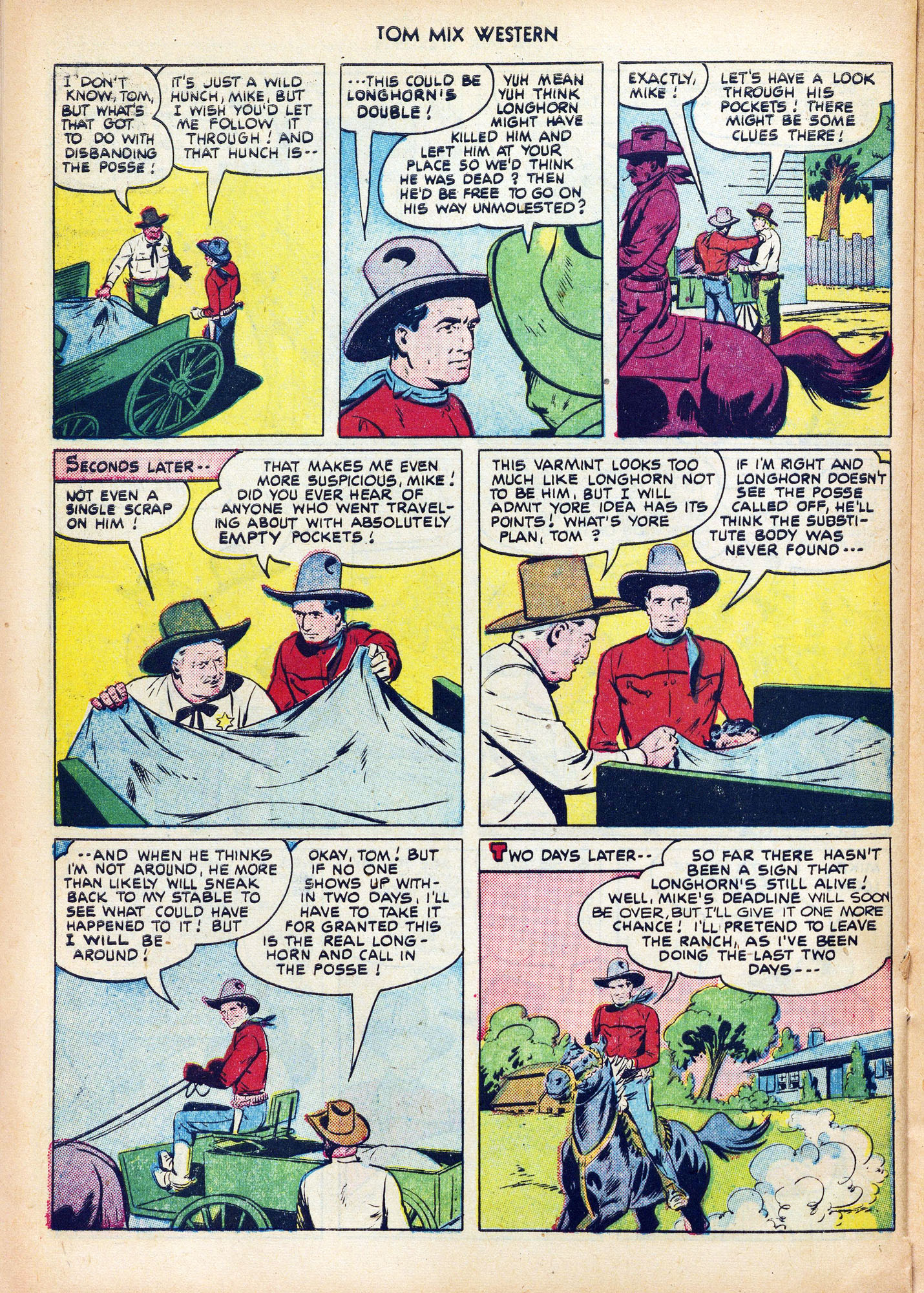 Read online Tom Mix Western (1948) comic -  Issue #42 - 32