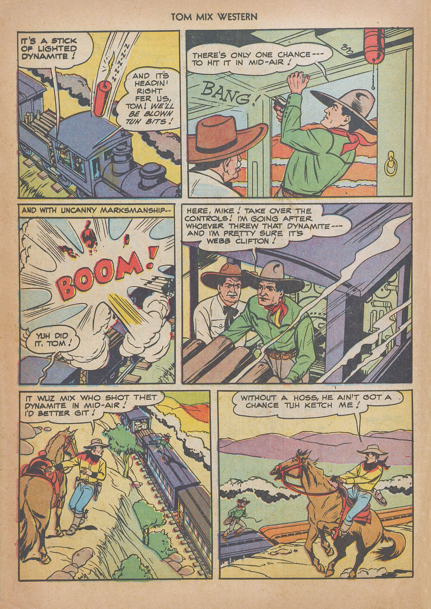 Read online Tom Mix Western (1948) comic -  Issue #12 - 28