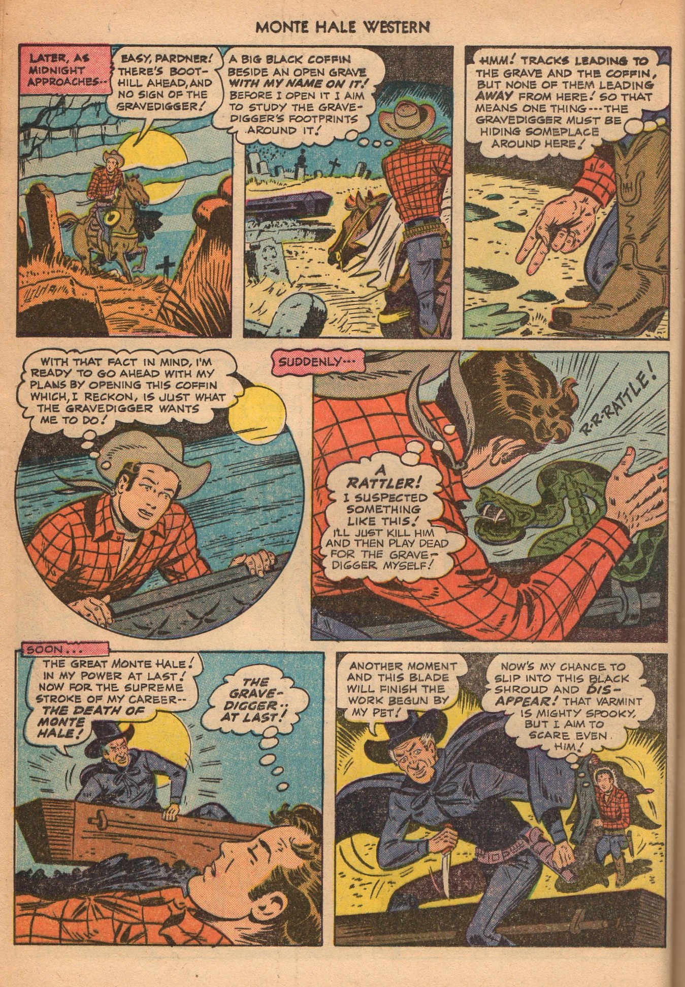 Read online Monte Hale Western comic -  Issue #51 - 12