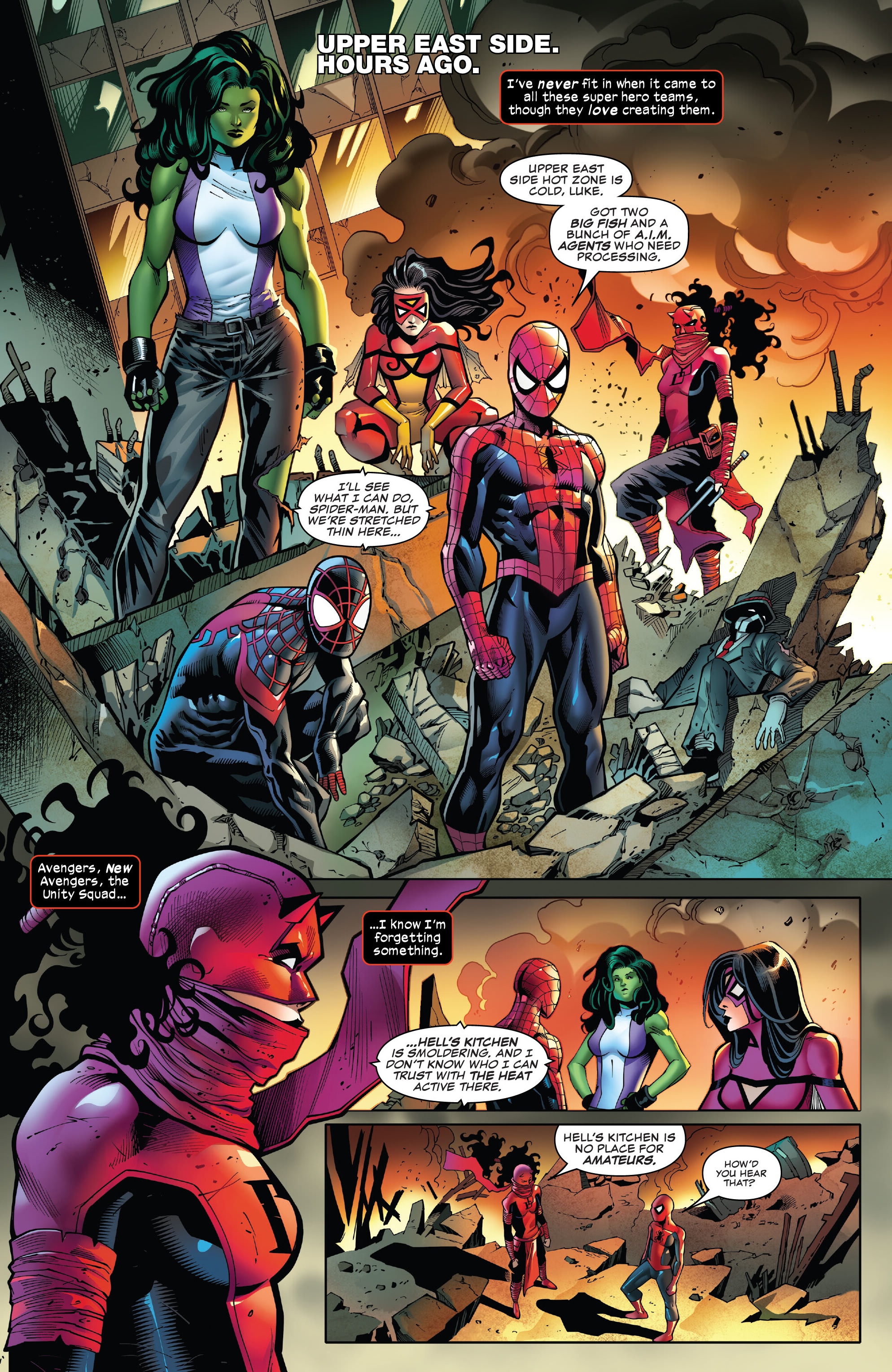 Read online Daredevil: Gang War comic -  Issue #1 - 6