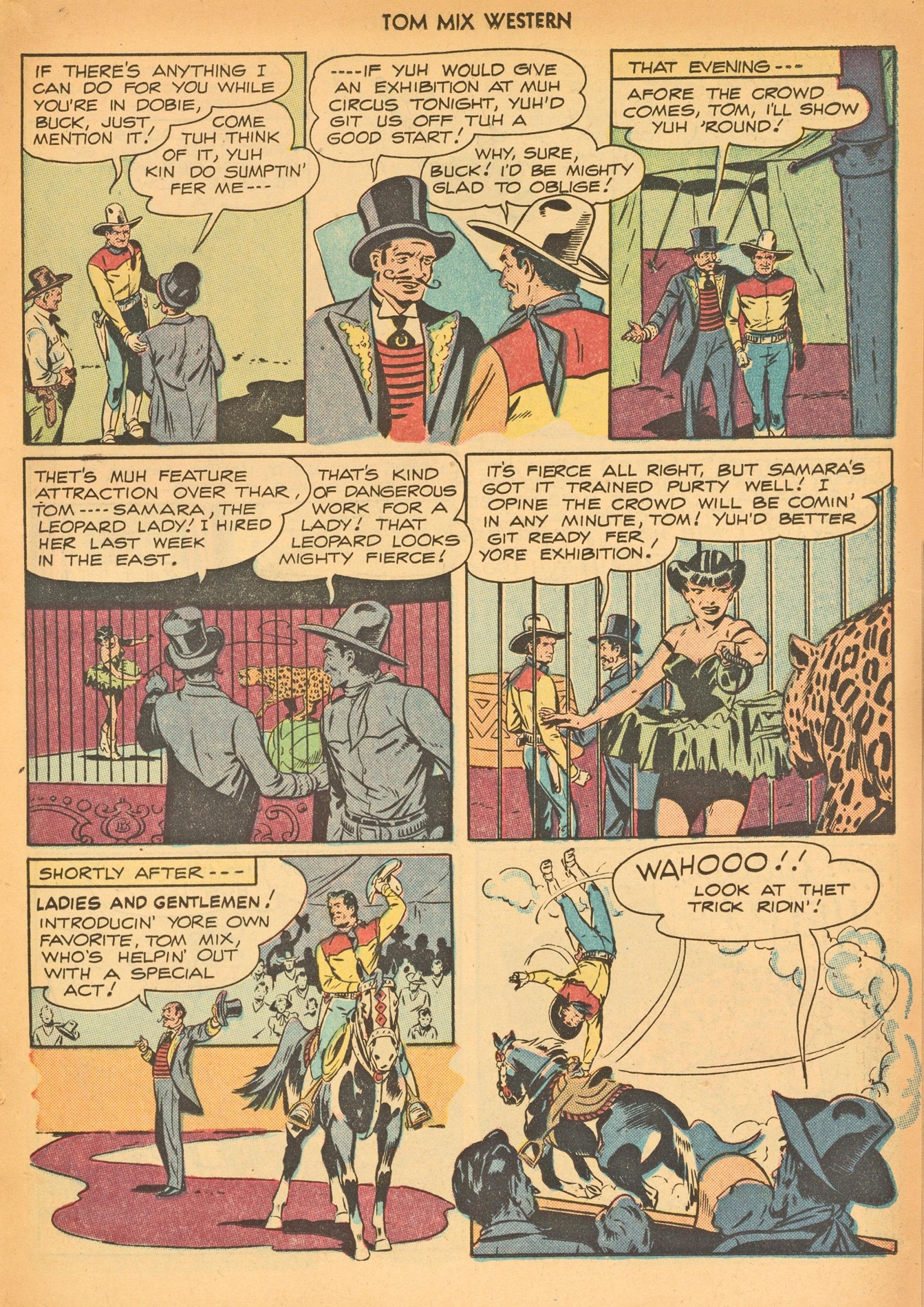 Read online Tom Mix Western (1948) comic -  Issue #8 - 27