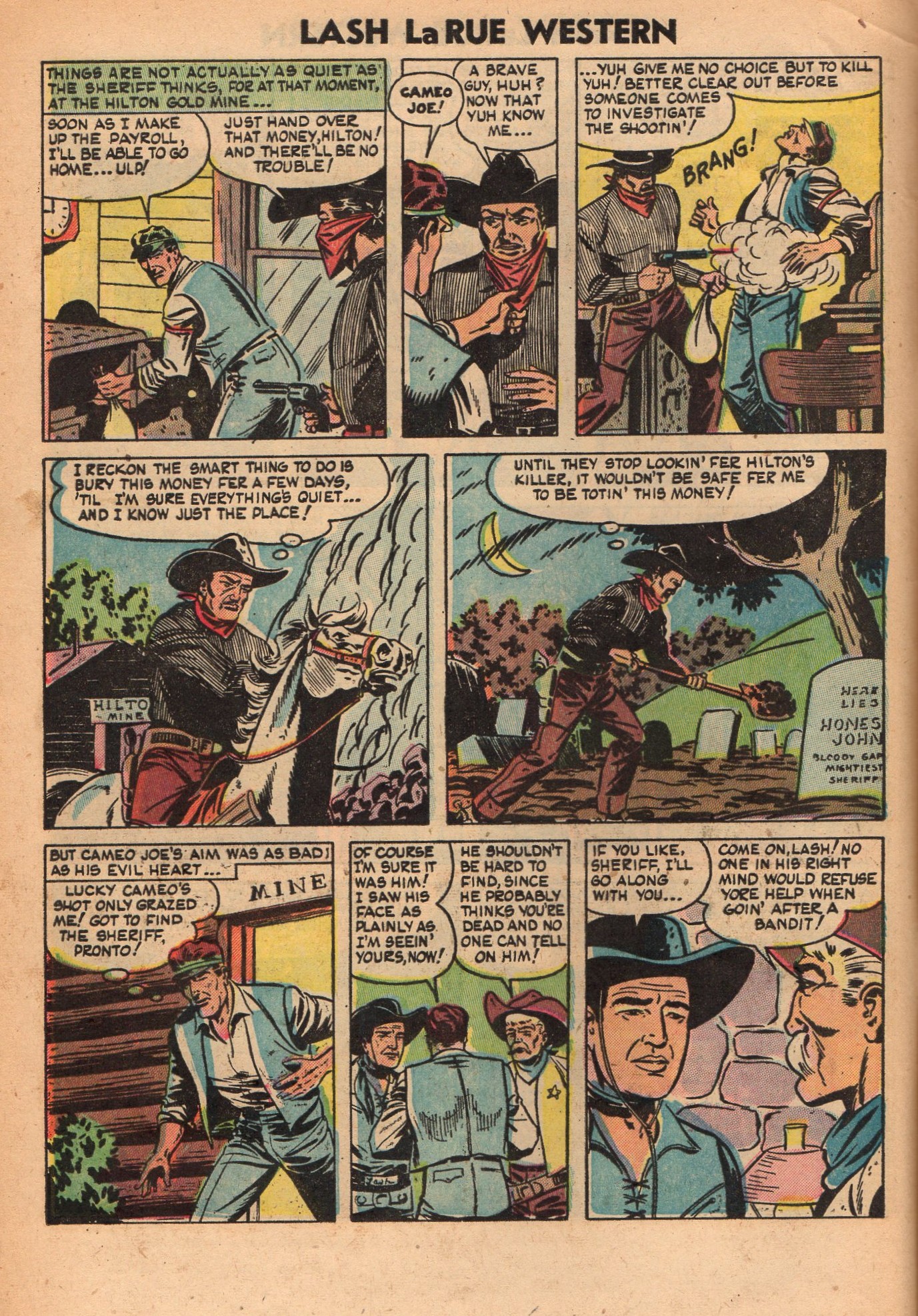 Read online Lash Larue Western (1949) comic -  Issue #48 - 8