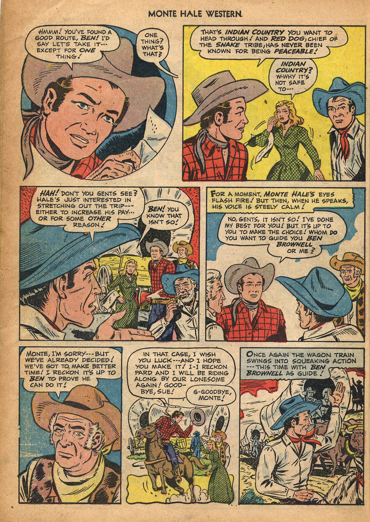 Read online Monte Hale Western comic -  Issue #44 - 11