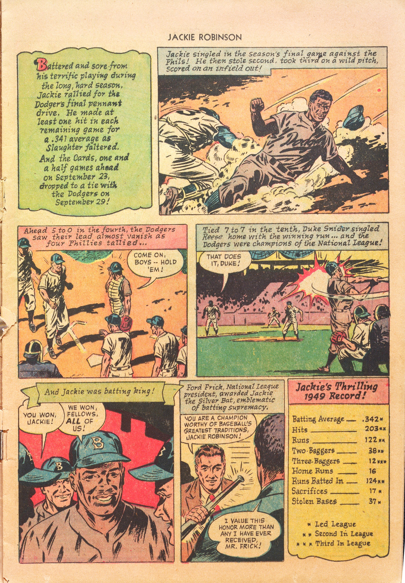 Read online Jackie Robinson comic -  Issue #4 - 13