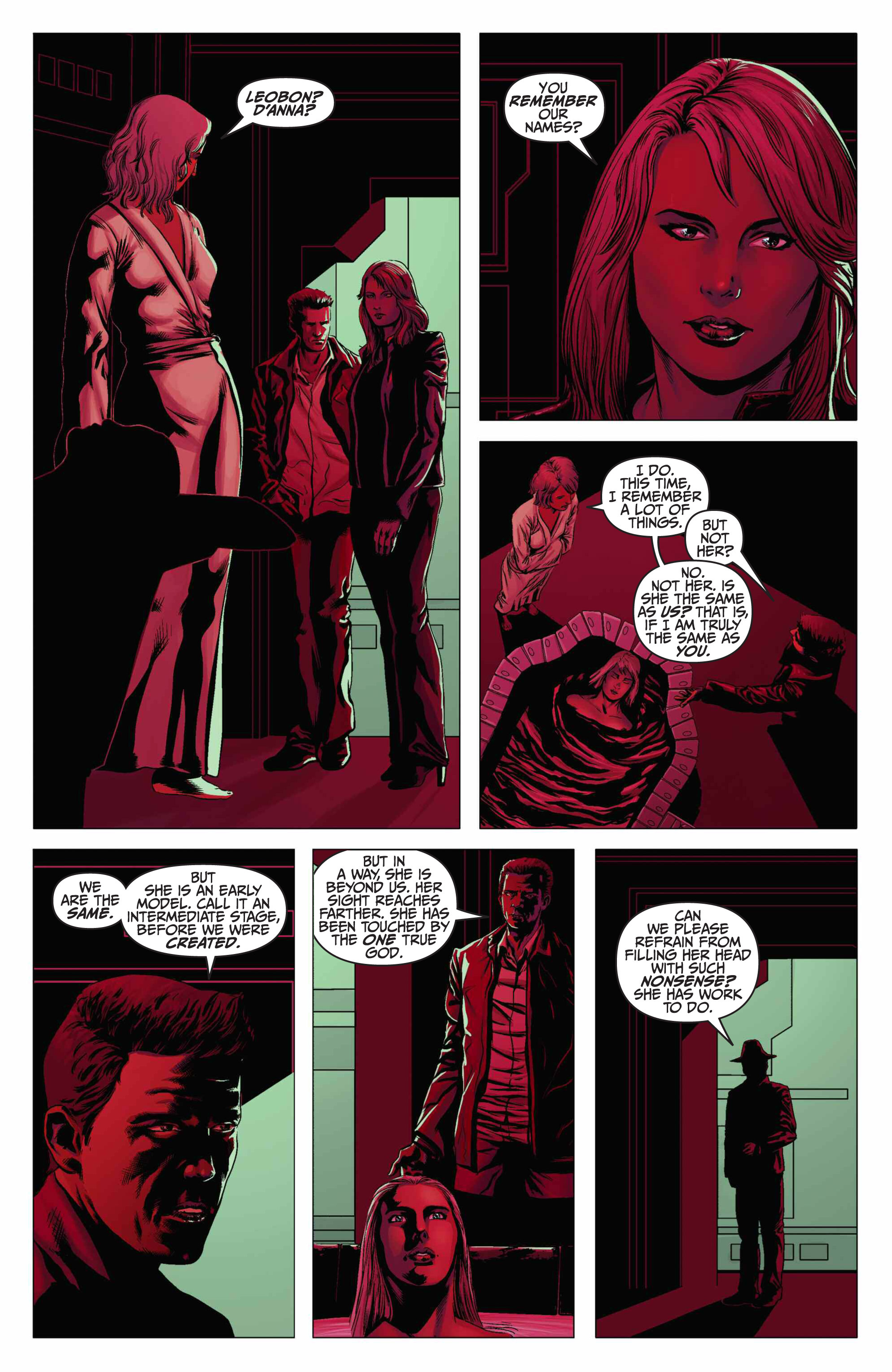 Read online (New) Battlestar Galactica: Six comic -  Issue #5 - 8